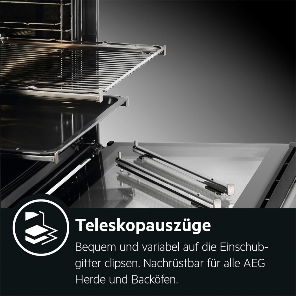 AEG Dampfbackofen »BSE682020M«, BSE682020M 944187704, mit Vollauszug, Steam Clean