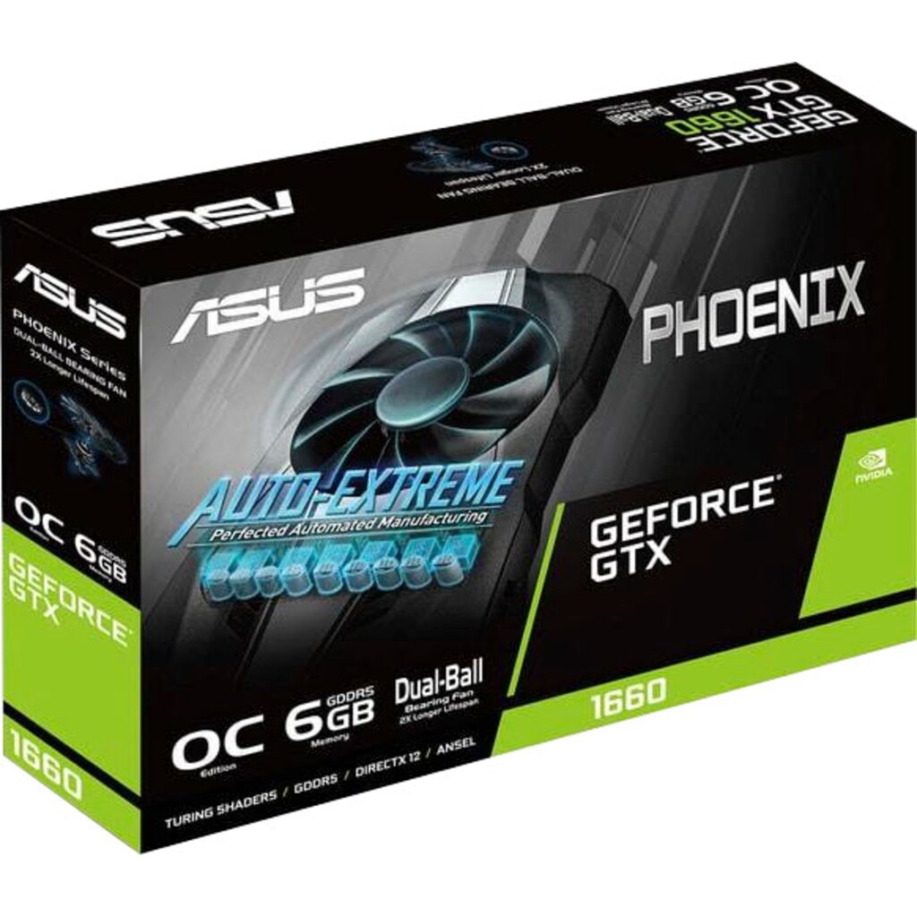 Asus Grafikkarte »PH GTX 1660S O6G GeForce GTX 1660«, 6 GB, GDDR6