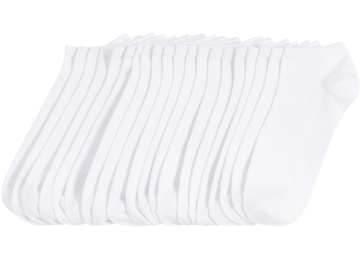 bonprix Sneakersocken Packung, 20 Paar tlg. im praktischen Multipack, hoher Baumwollanteil, mit Elasthan
