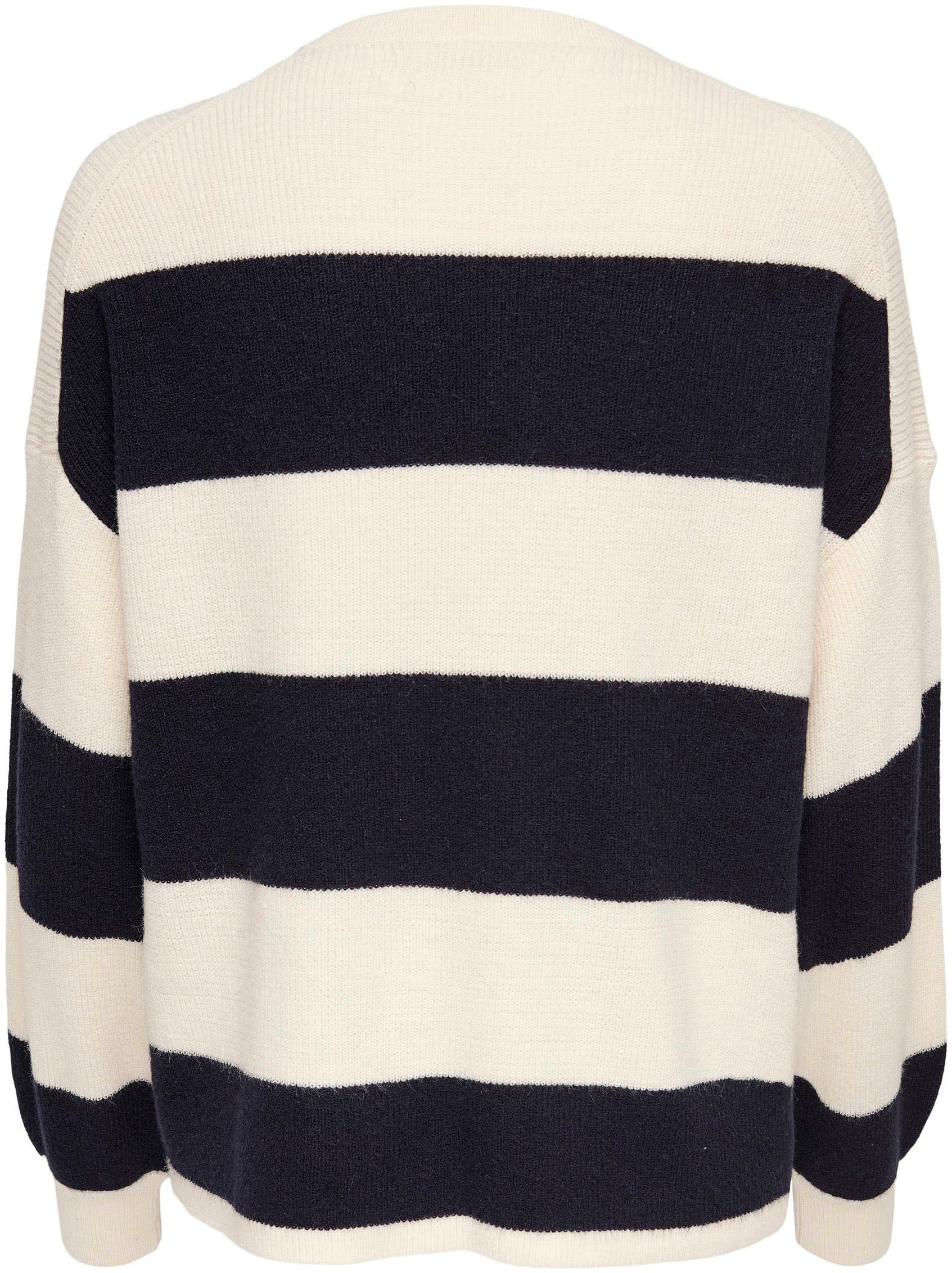 ONLY Strickpullover »ONLATIA L/S STRIPE PULLOVER KNT NOOS«