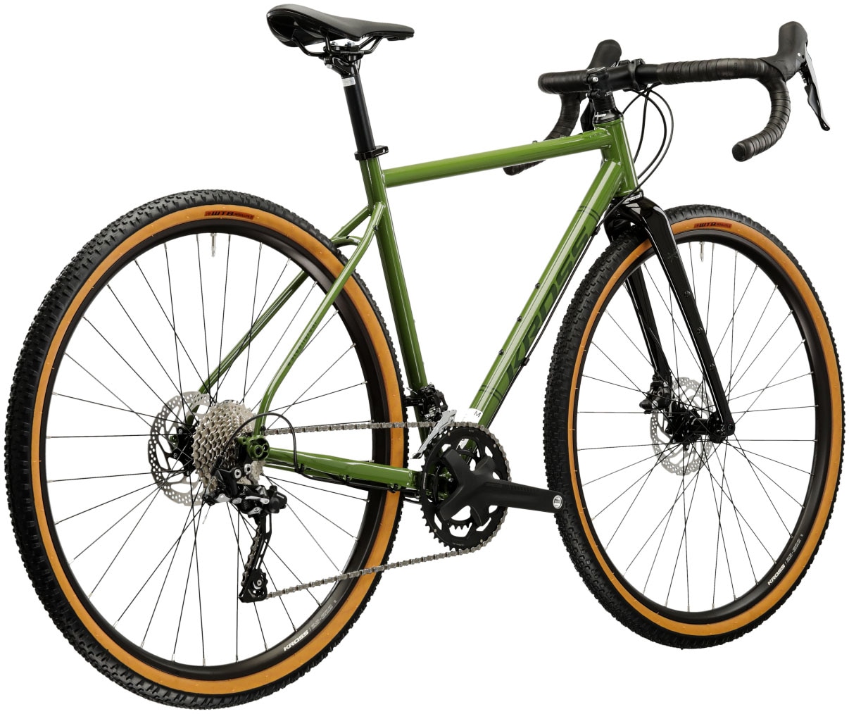 Kross Gravelbike »Gravelbike Esker 4.0 grün 20 Gänge«, 20 Gang, Shimano, GRX RX400 Schaltwerk, Kettenschaltung