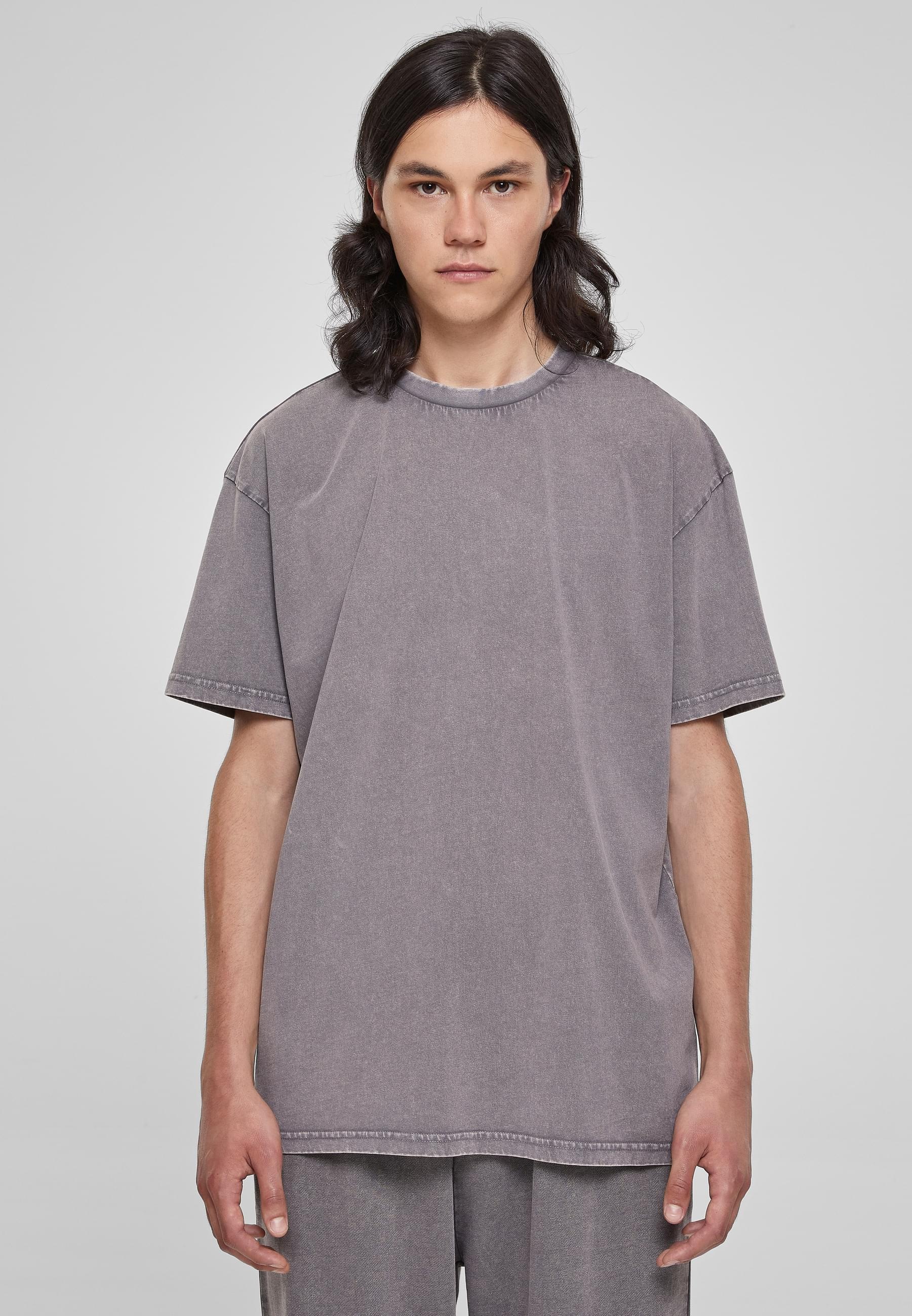 URBAN CLASSICS T-Shirt »Urban Classics Herren Heavy Oversized Acid Wash Tee«, (1 tlg.)