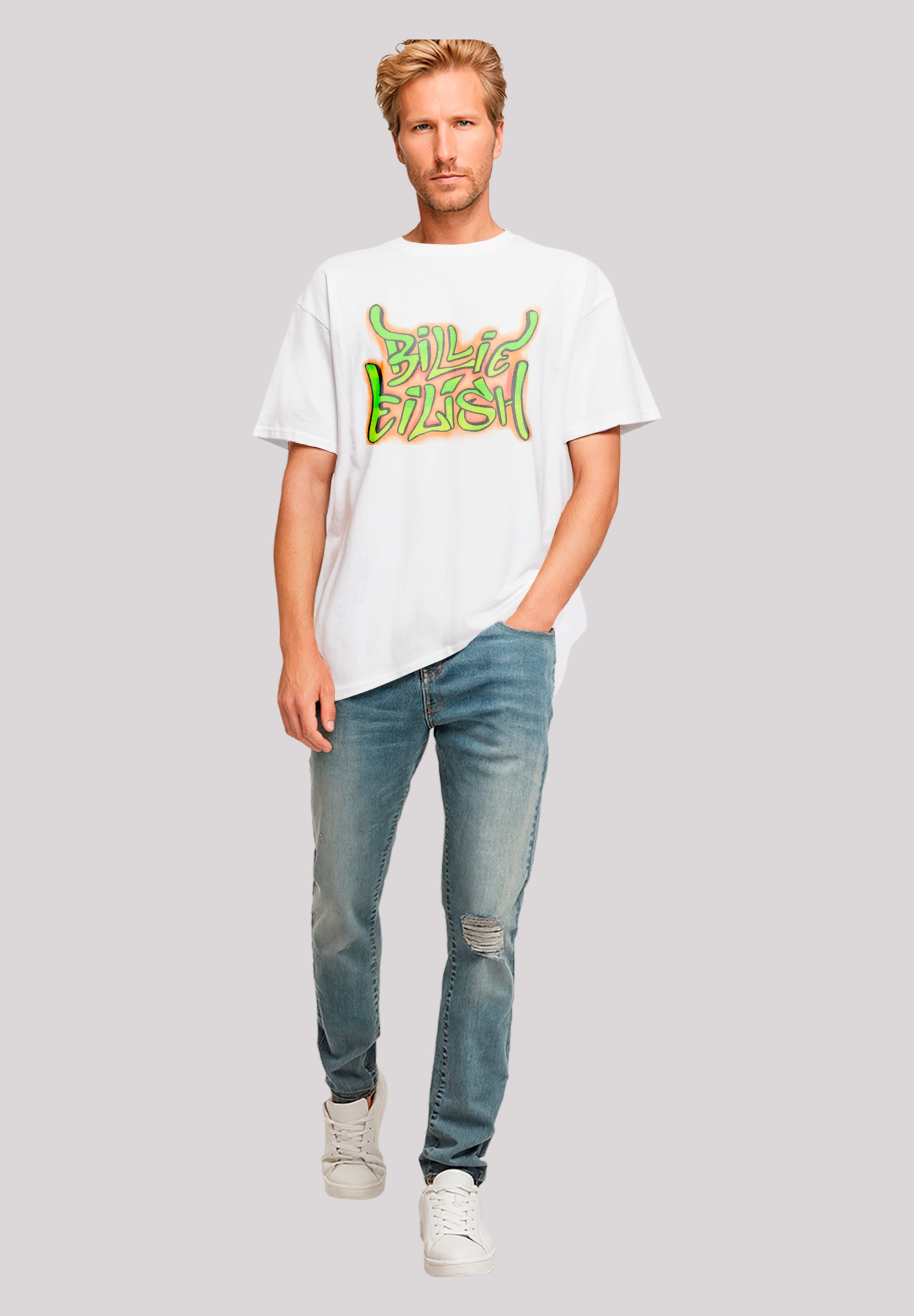 F4NT4STIC T-Shirt »Billie Eilish Logo«, Premium Qualität