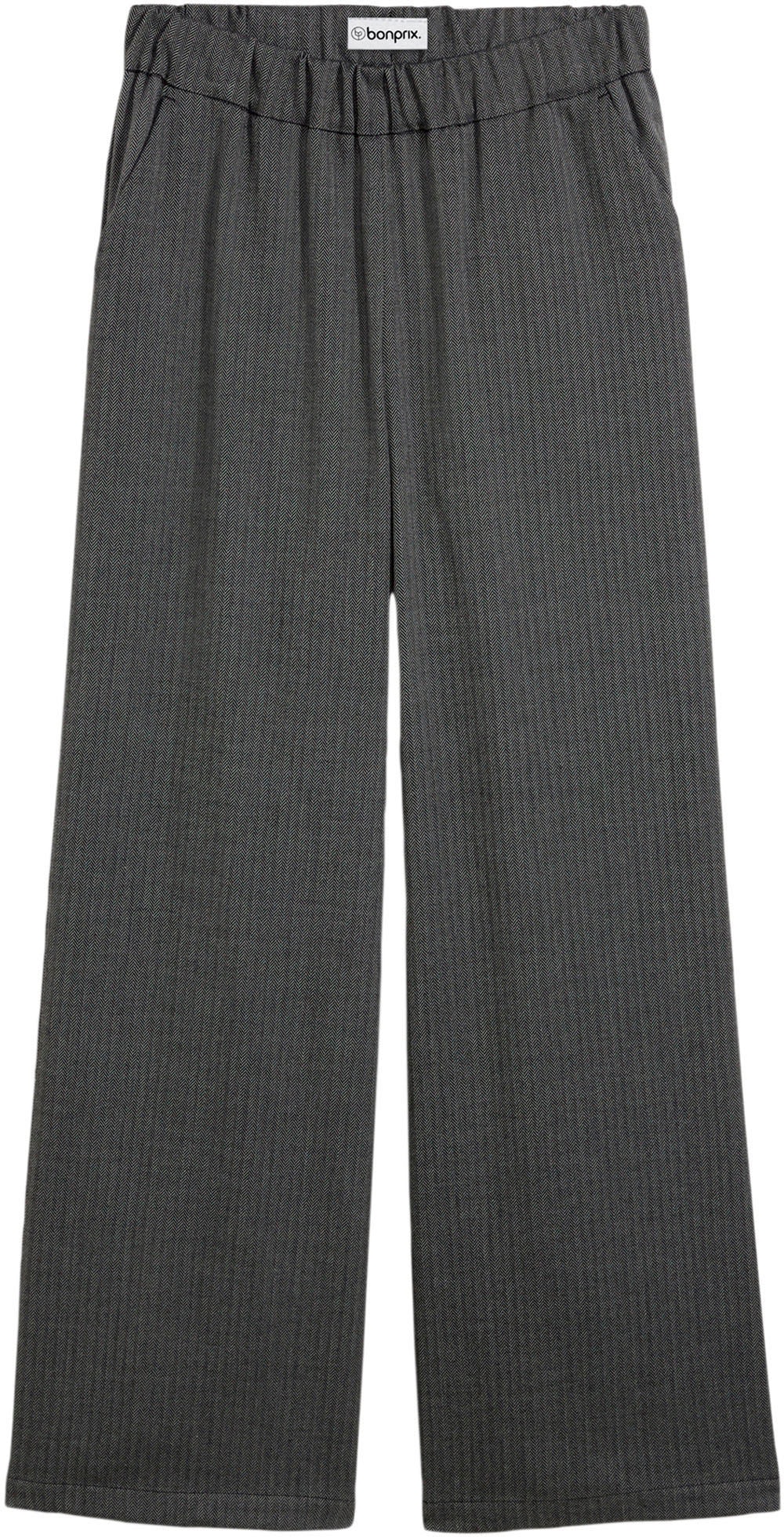 bonprix Palazzohose  aus Viskose, lockere Passform, mit Bequembund, casual Stil