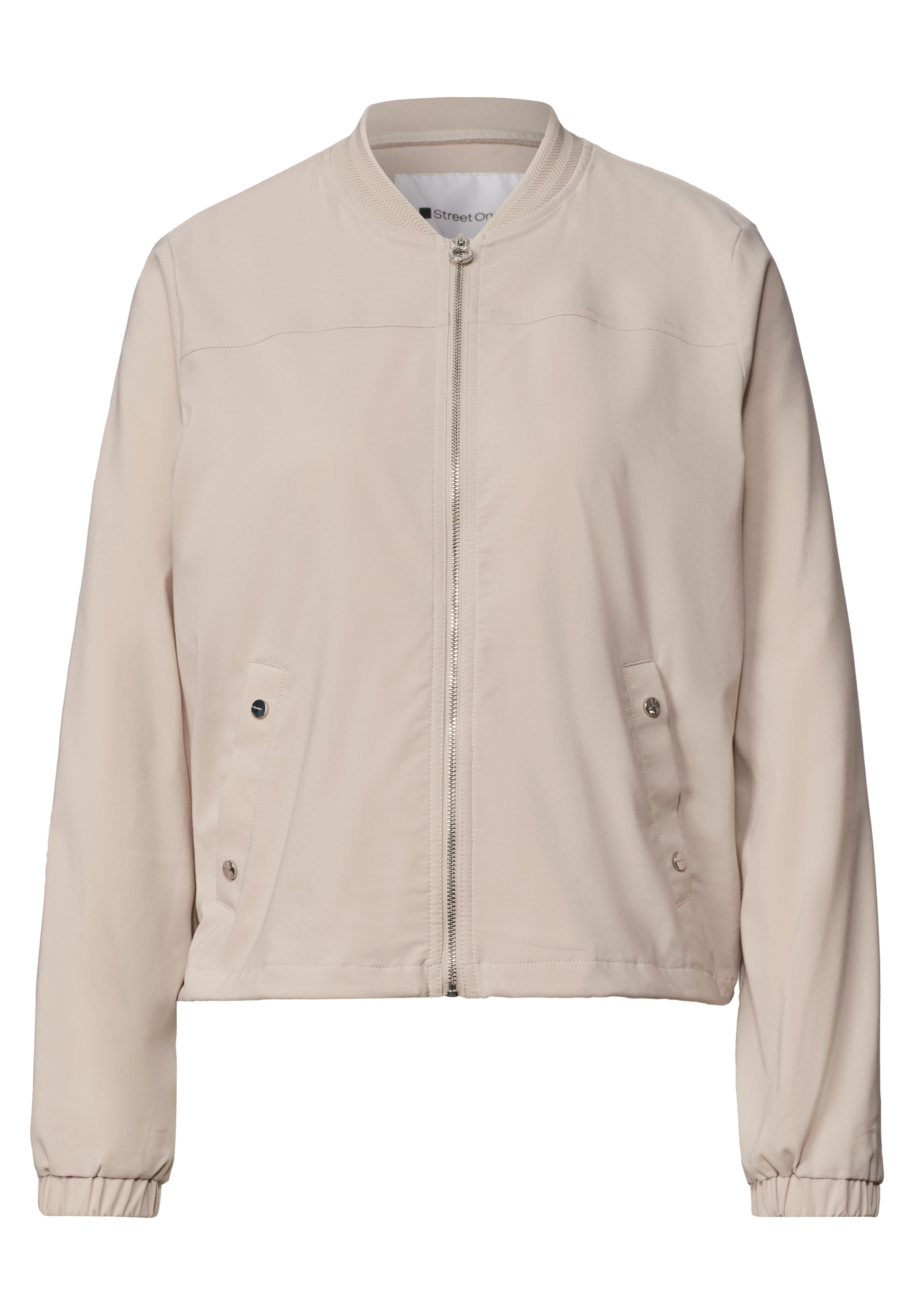 STREET ONE Kurzjacke ohne Kapuze im soften Baumwoll-Mix