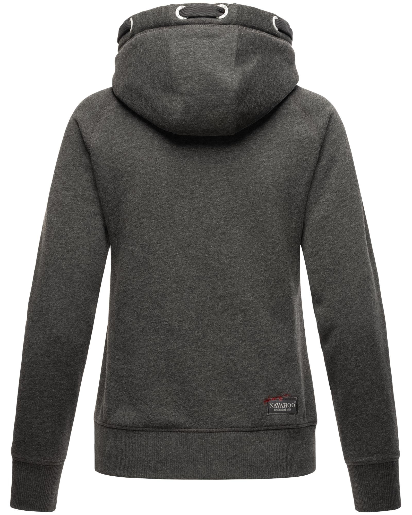 Navahoo Kapuzensweatshirt »Liebesmäuschen«, Kuscheliger Damen Hoodie mit dicken Tunnelzugkordeln
