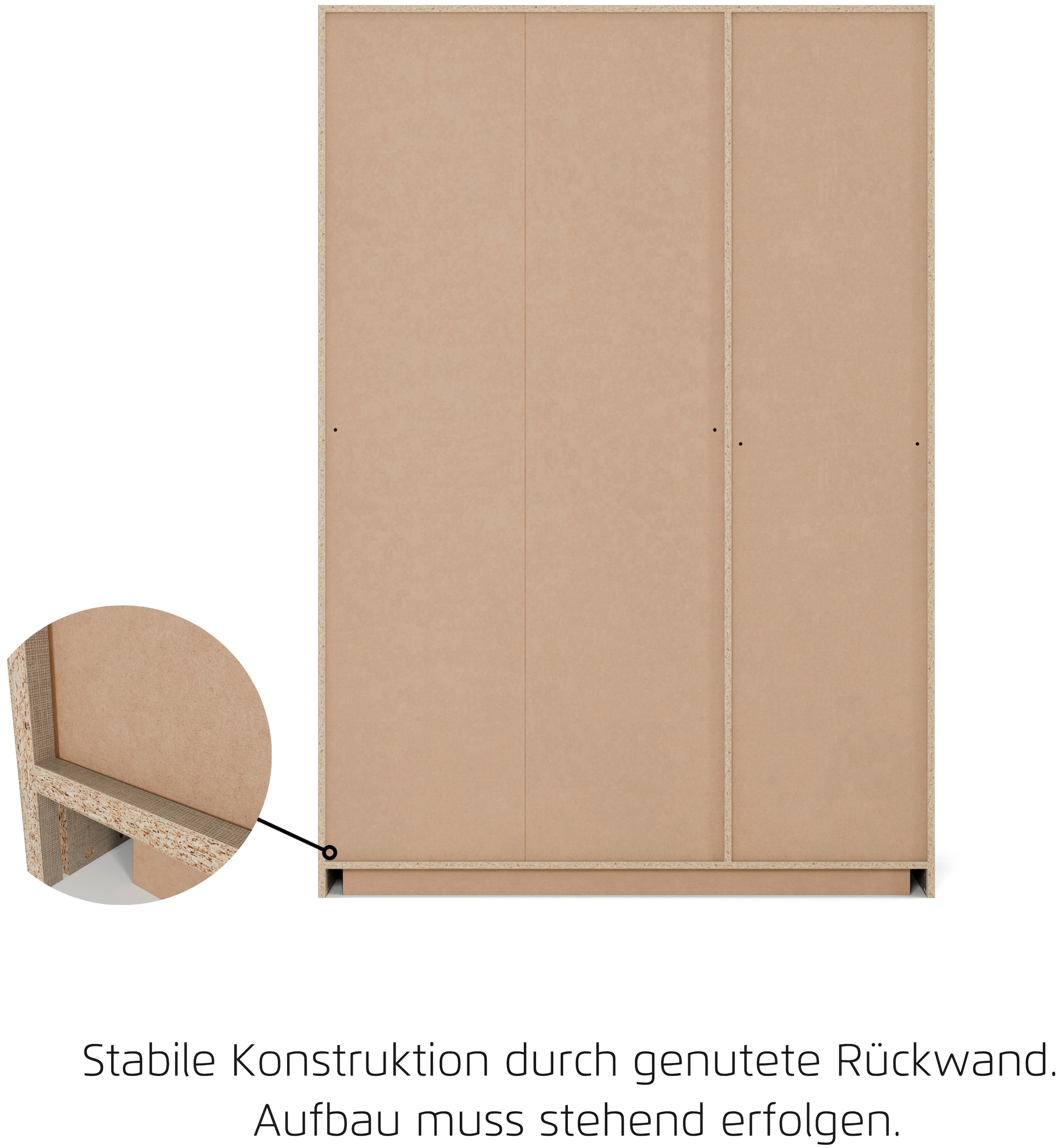 rauch Schwebetürenschrank »Kleiderschrank Drehtürenschrank Schrank Garderobe KRONACH TOPSELLER« in 3 Ausstattungen BASIC/CLASSIC/PREMIUM, Breiten 131/175/218/261 cm,  optional ohne, mit 1 oder 2 Spiegel, viel Stauraum MADE IN GERMANY