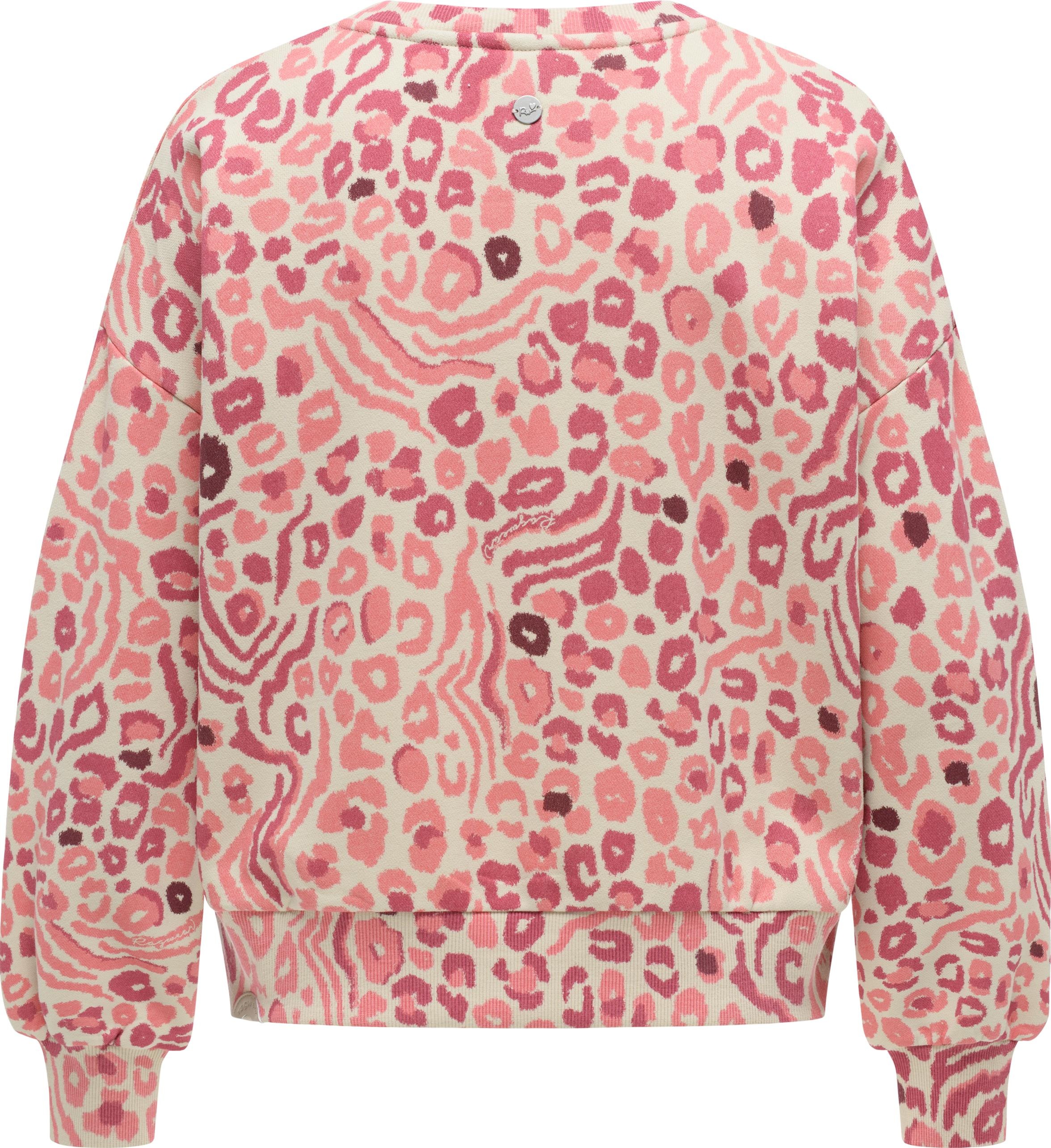 RAGWEAR Wuss Print Sweatshirt Pink L 2