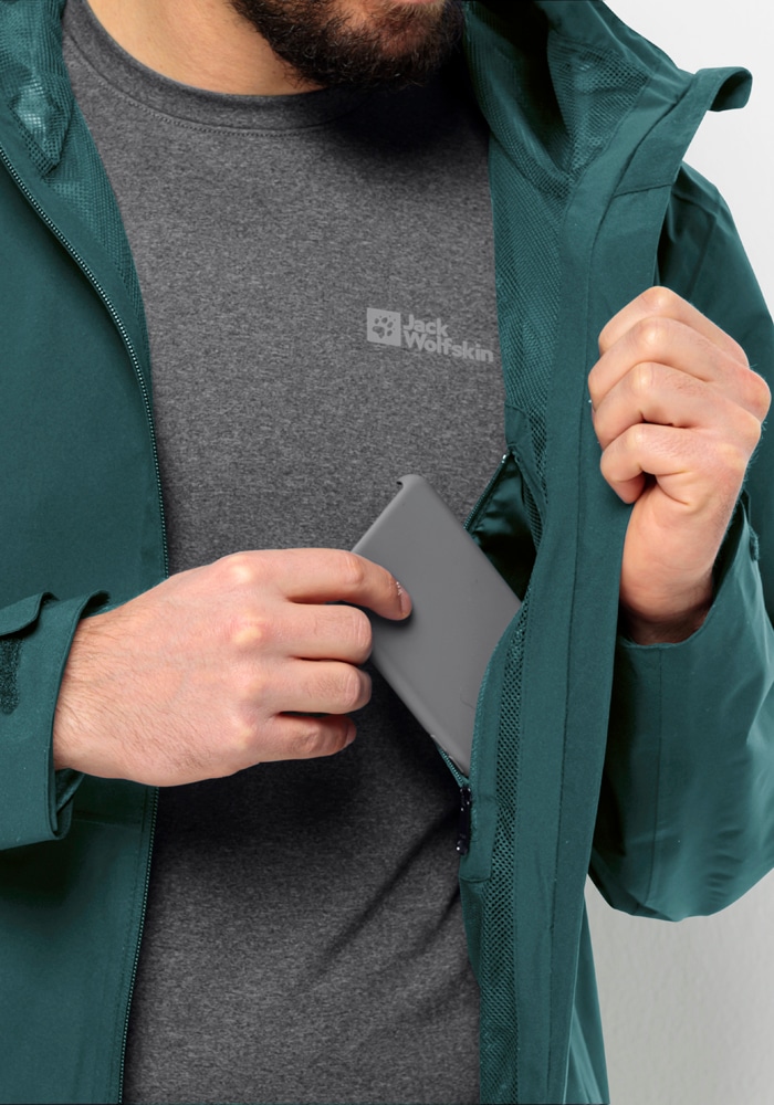Jack Wolfskin Funktionsjacke »ROBURY 2L JKT M«, mit Kapuze