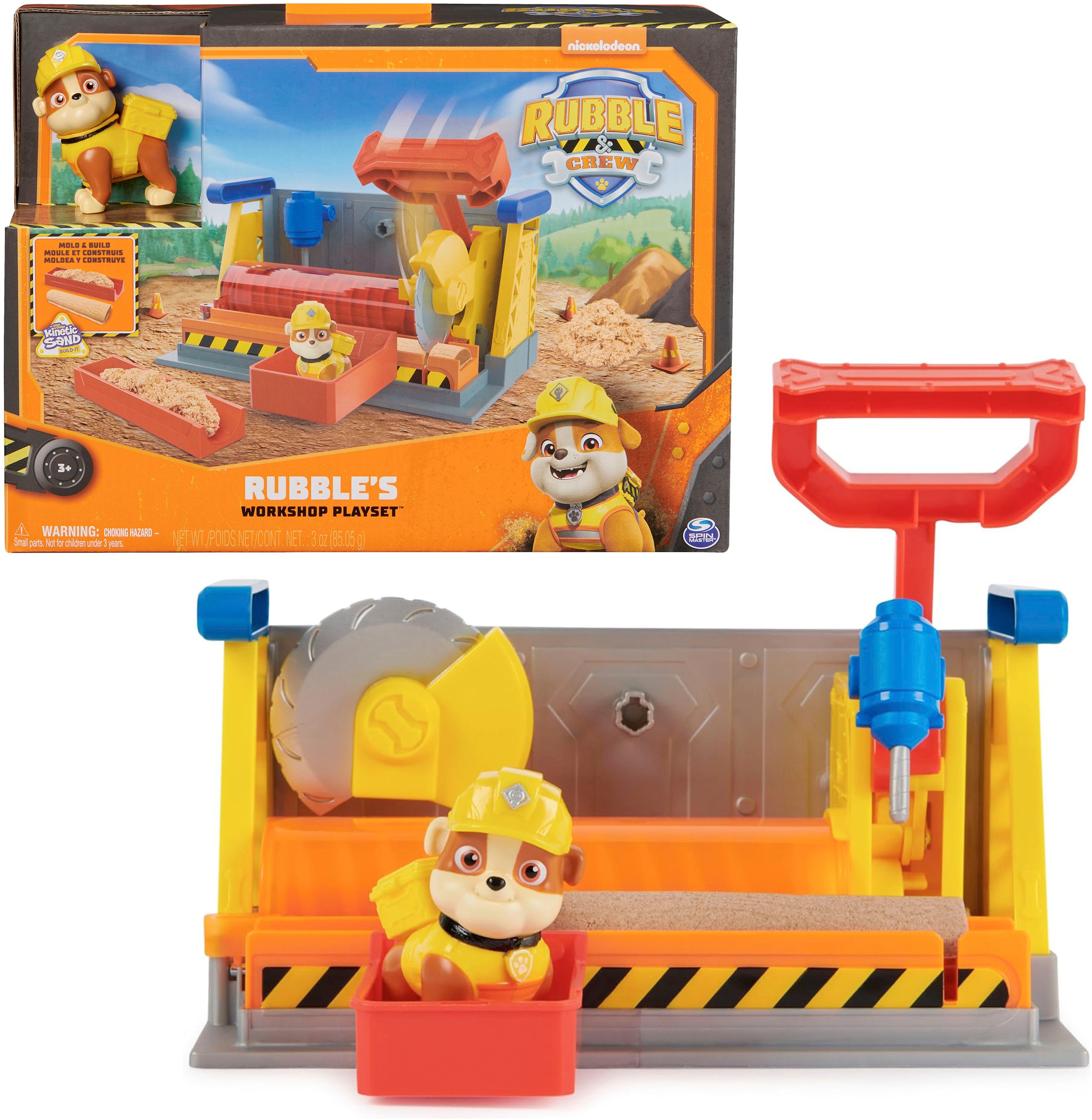 Spielwelt »Rubble & Crew - Workshop Playset«, inkl. Kinetic Build-It Sand