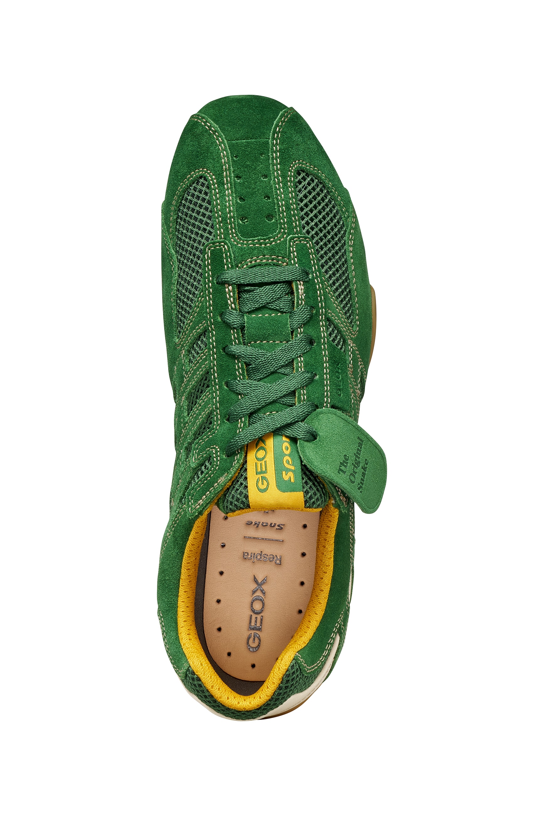 Geox Sneaker »U SNAKE ORIGINAL«  Halbschuh, Freizeitschuh, Schnürer im Retro-Look