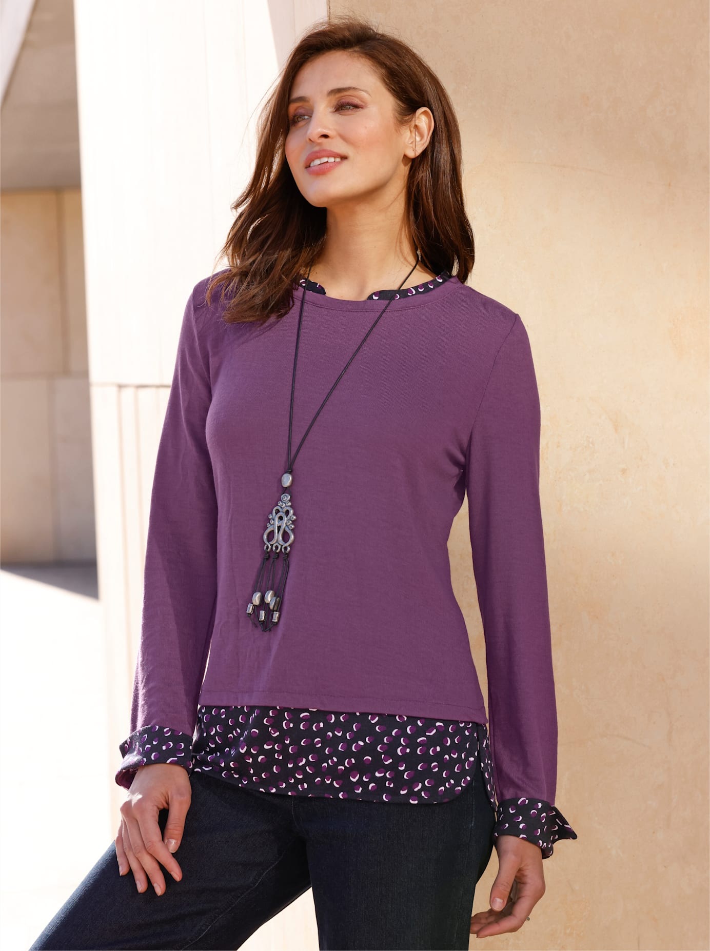 Inspirationen 2-in-1-Shirt "Shirt" 1 Stk. tlg. günstig online kaufen