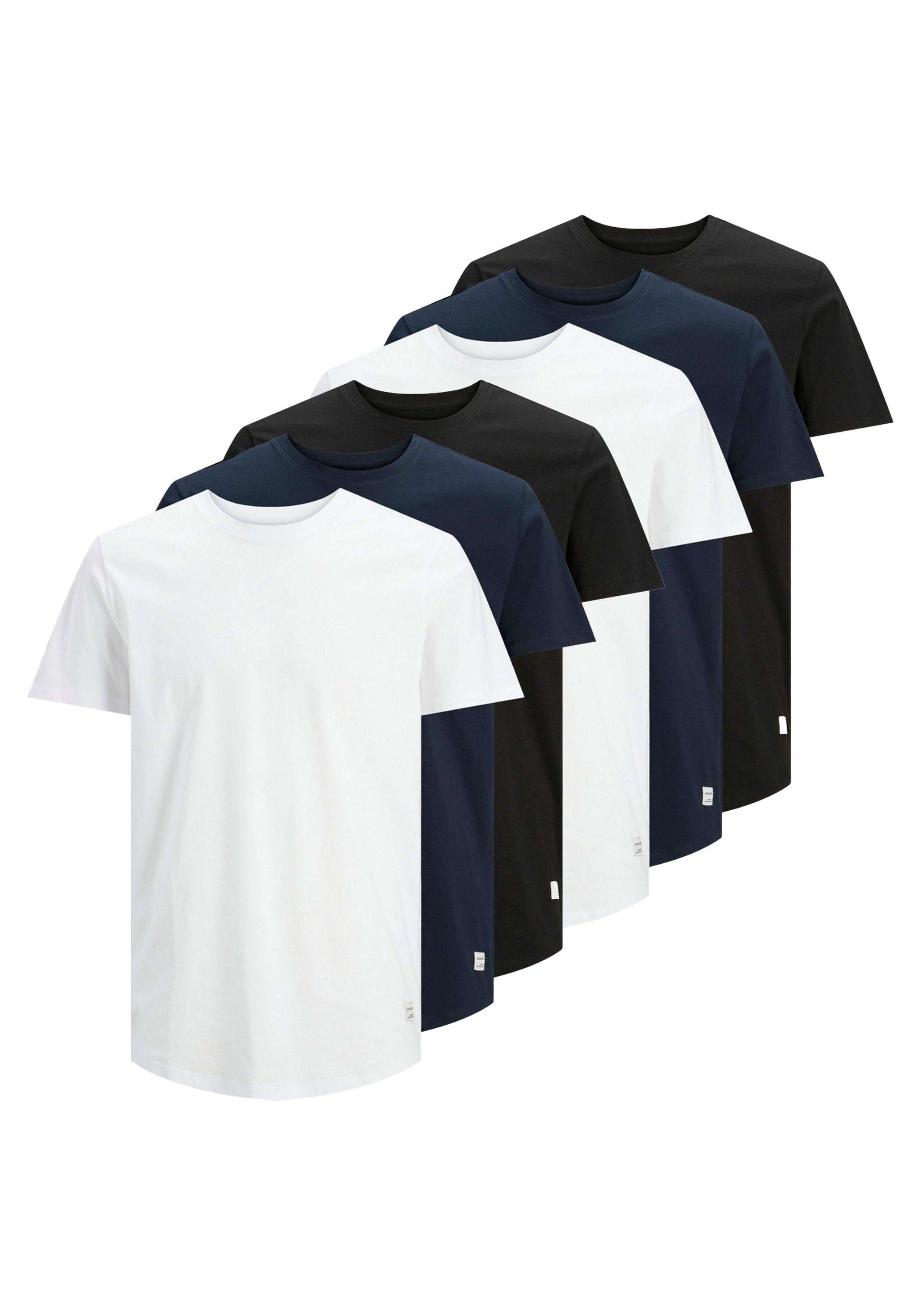 Jack & Jones T-Shirt "T-Shirt JJENOA TEE 6PK 6er Pack" günstig online kaufen