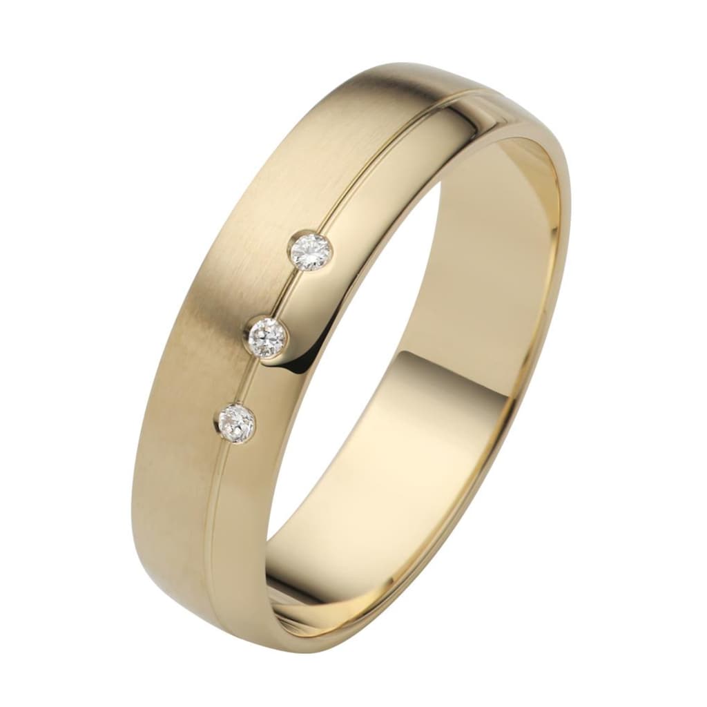 Firetti Trauring »Schmuck Geschenk Gold 750 Hochzeit Ehering "LIEBE"«