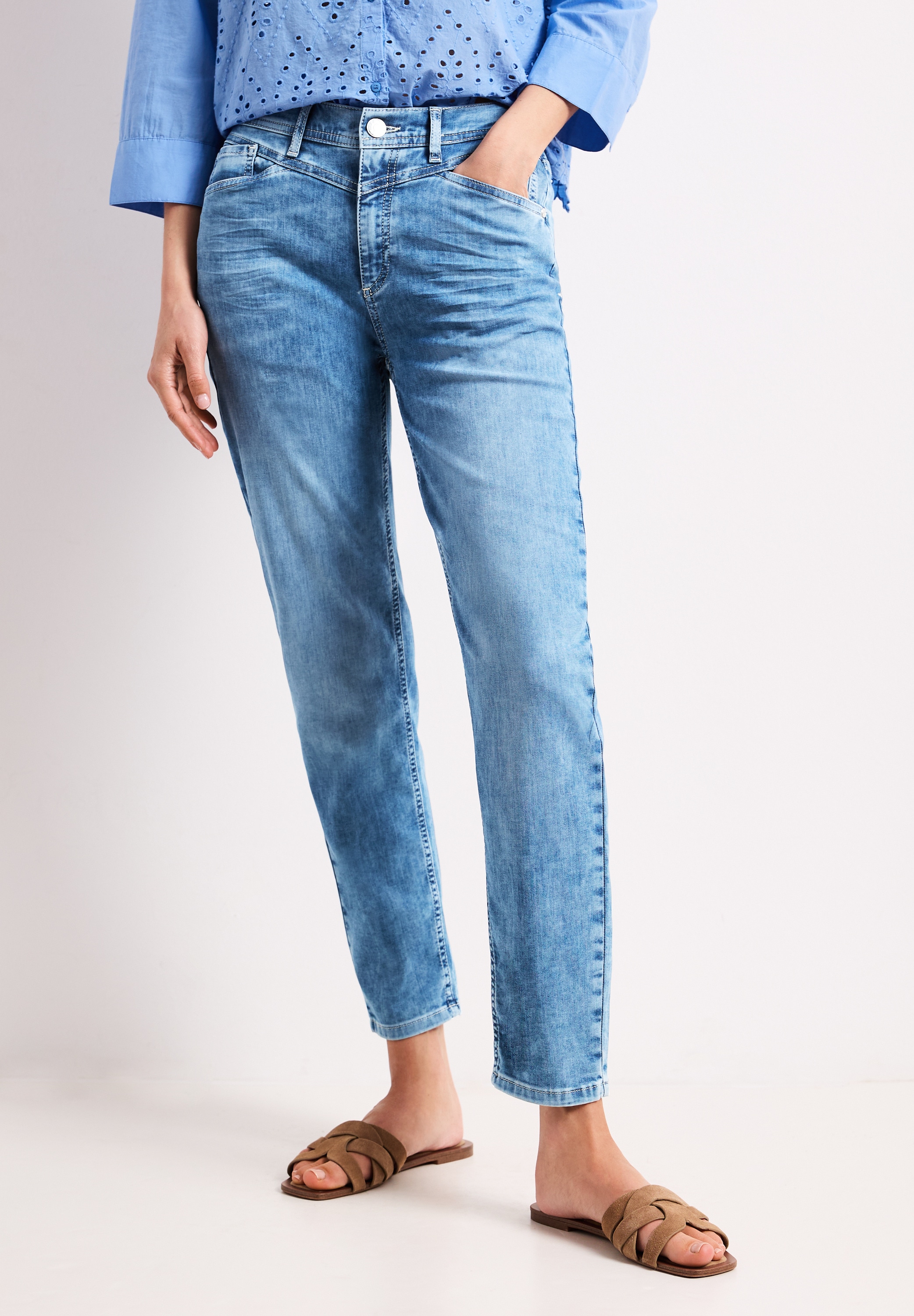 STREET ONE Tapered-fit-Jeans im Loose Fit