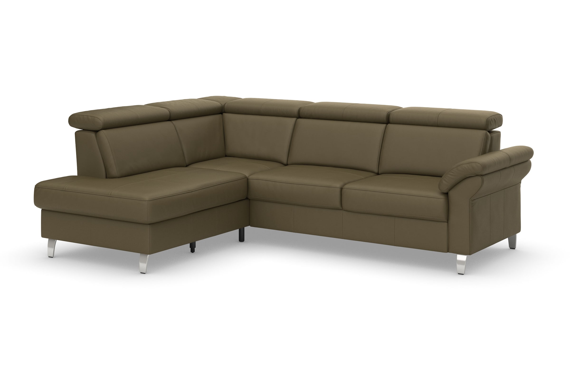 sit&more Ecksofa, inklusive Kopfteilverstellung, wahlweise mit Bettfunktion und Bettkasten