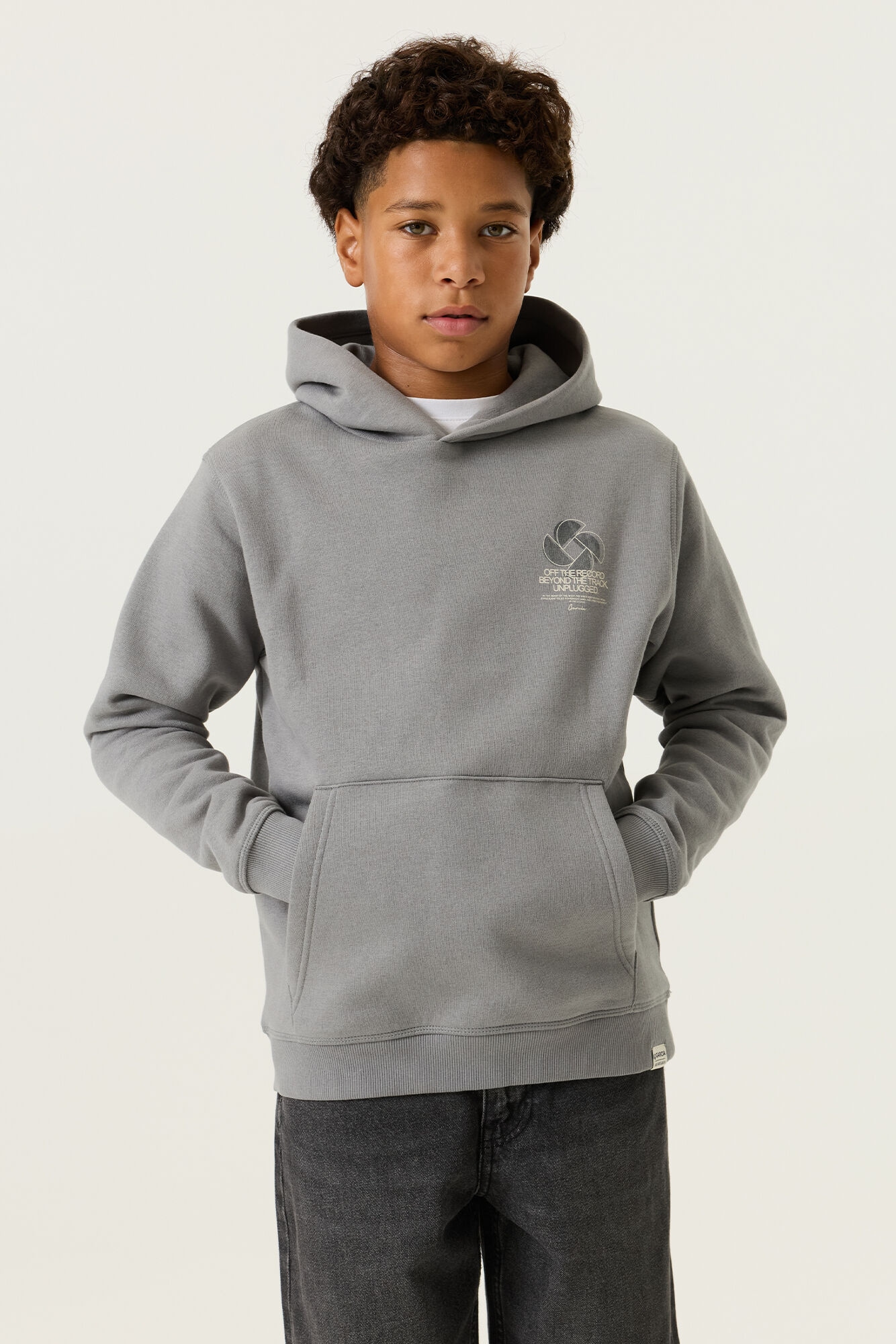 Garcia Hoodie, Rückseite plakativ bedruckt