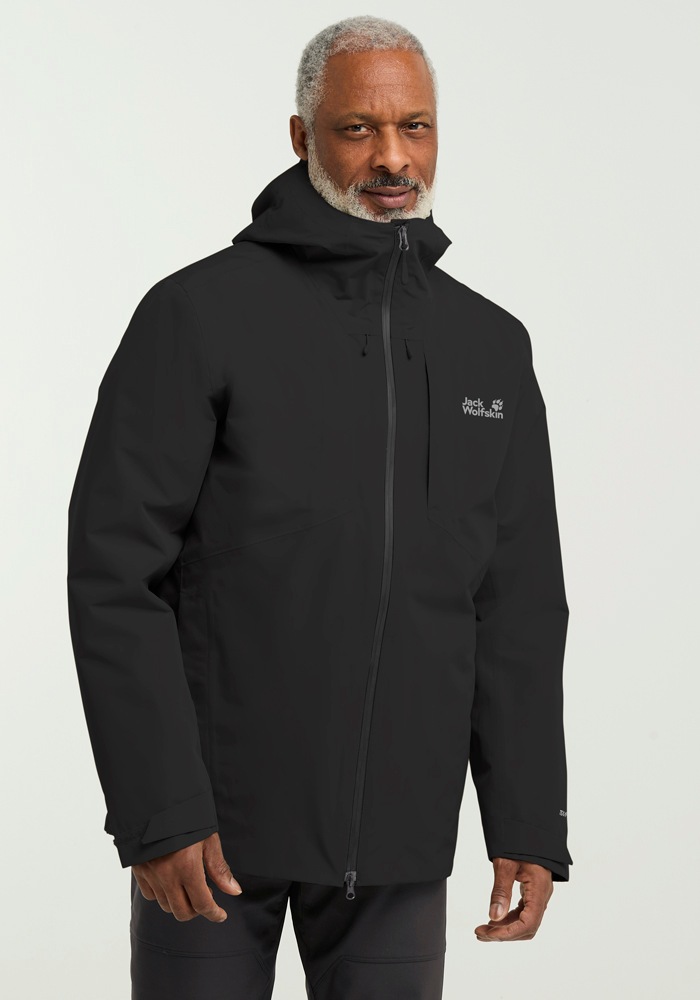 Thumbnail - Jack Wolfskin 3-in-1-Funktionsjacke "ICECAPE 3IN1 DOWN JKT M RDS" mitKapuze