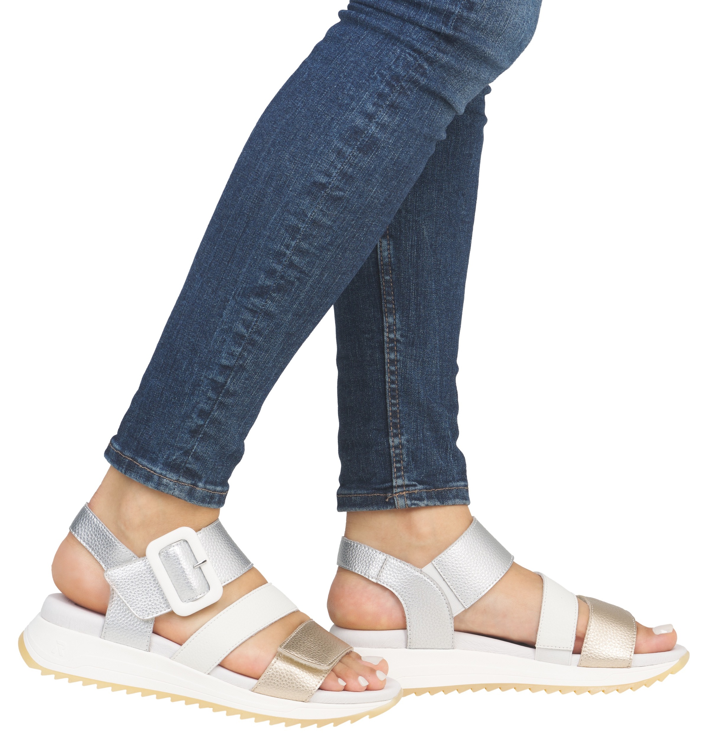 RIEKER Sport Riemchensandale, Sommerschuh, Klettschuh, Outdoorsandale mit w günstig online kaufen