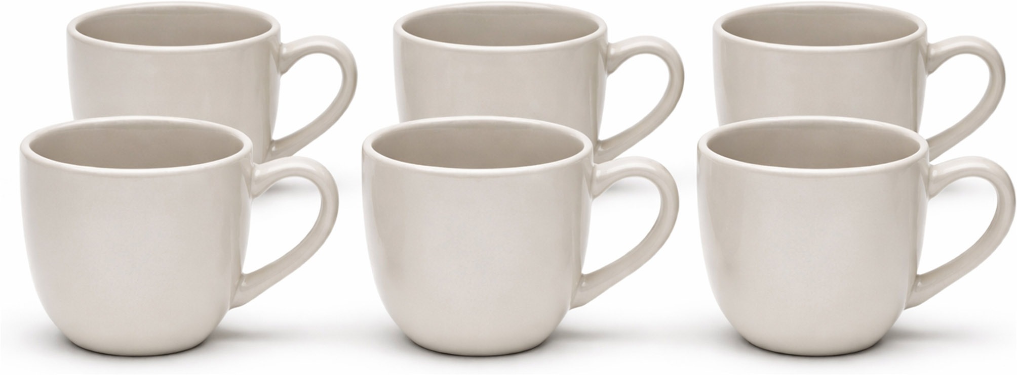 van Well Tasse "Kaffee-Obertasse 200 ml Malmö, 6 Stück" spülmaschinen- und mikrowellengeeignet