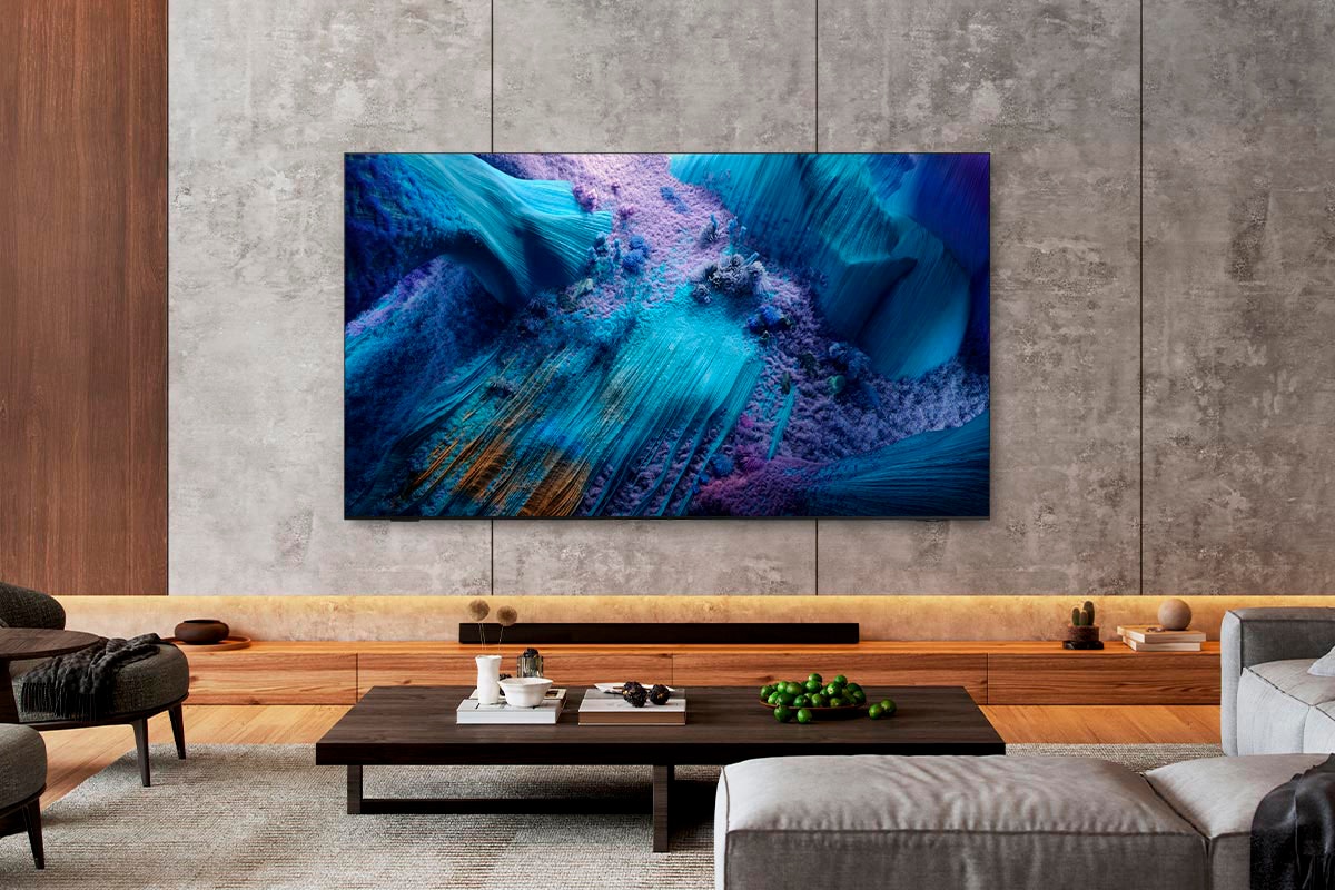 Samsung QLED-Fernseher »GQ65QN990FT« 163 cm/65 8K Ultra HD Smart-TV 8K AI Upscaling Pro & Glare Free, Wireless One Connect Box, Art Store