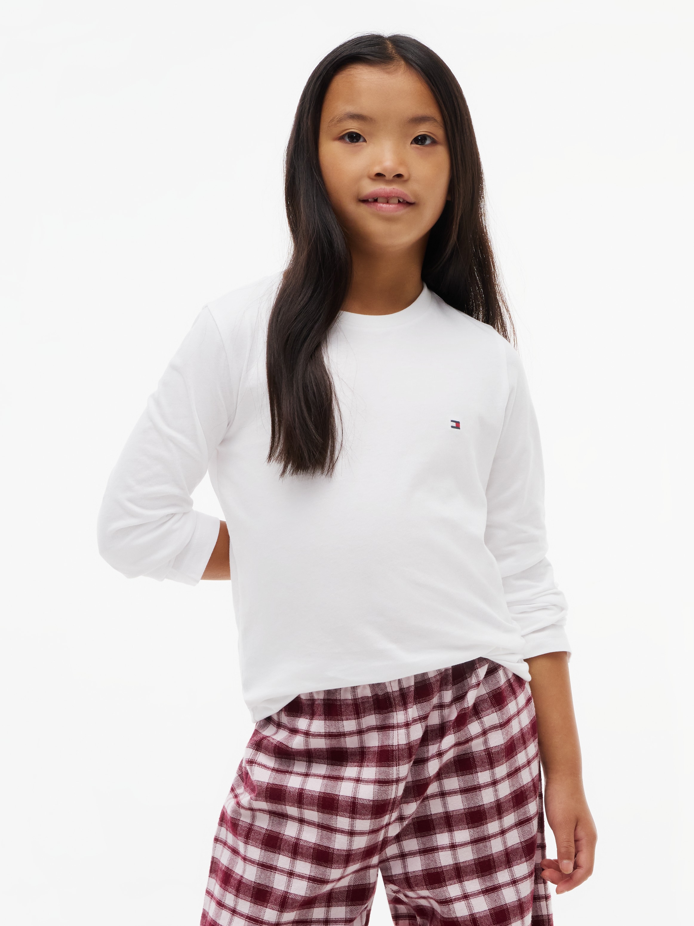 Tommy Hilfiger Underwear Longsleeve "2PK" Signature Langarm-Lounge-Shirts aus Jersey