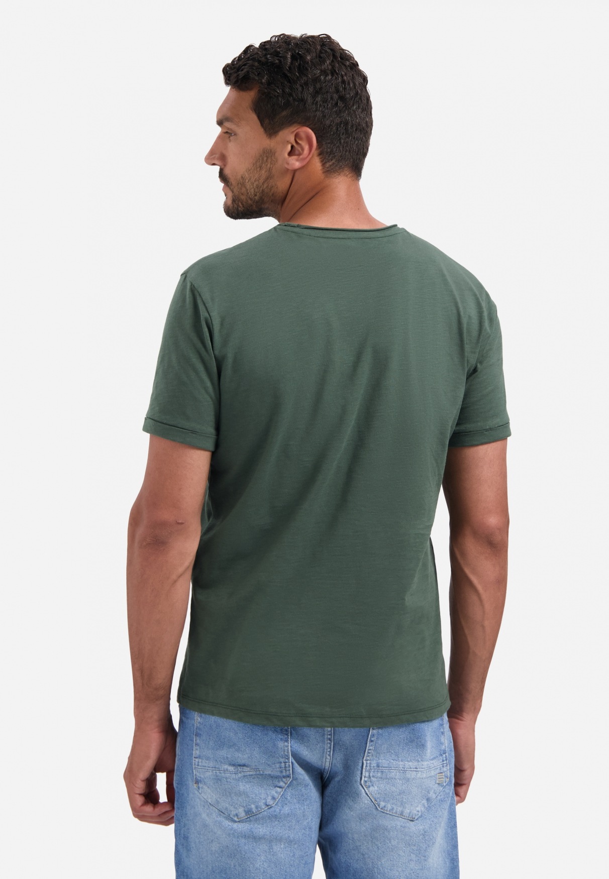 NO EXCESS T-Shirt "No Excess Slub-T-Shirt mit Rundhalsausschnitt" günstig online kaufen