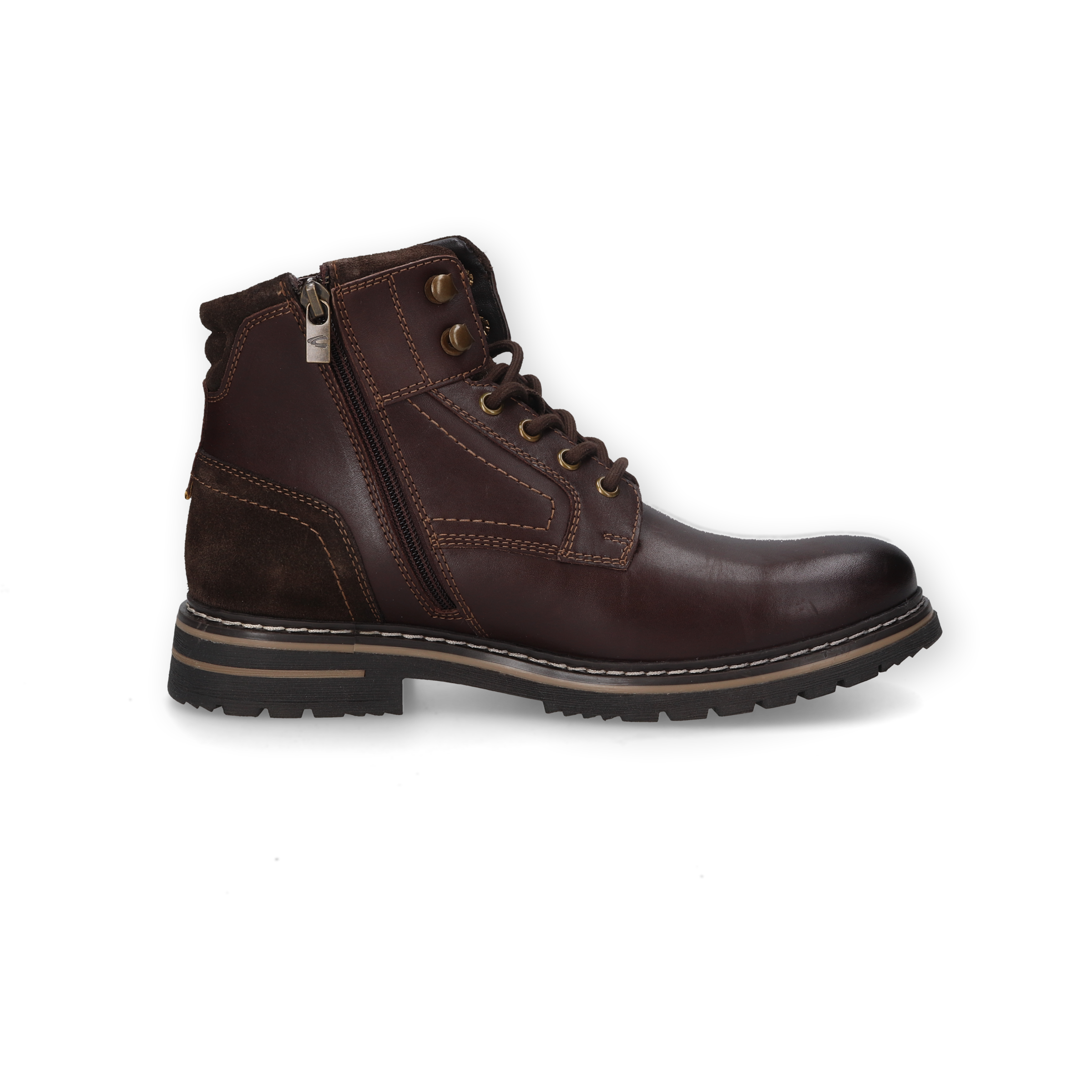 camel active Schnürboots  Schnürstiefel, Boots mit Ziernähte