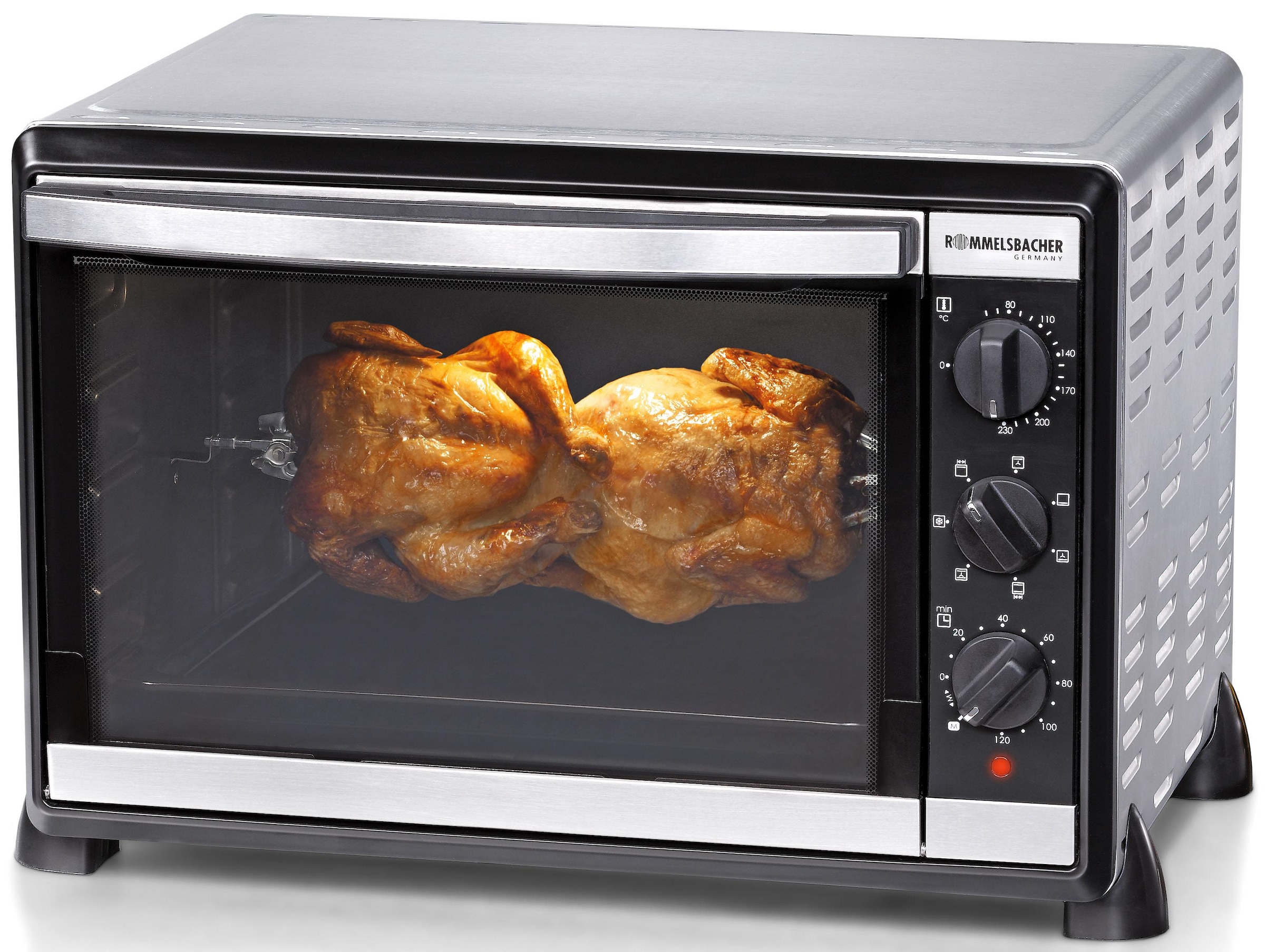 Rommelsbacher Minibackofen »Back & Grill Ofen BG 1805/E«, für Backformen  bis 31,5 cm Ø | BAUR