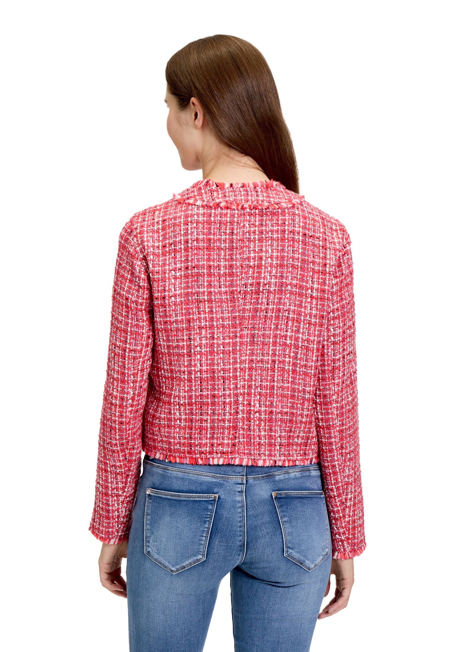 Betty Barclay Jackenblazer »Damen mit Fransen« Material