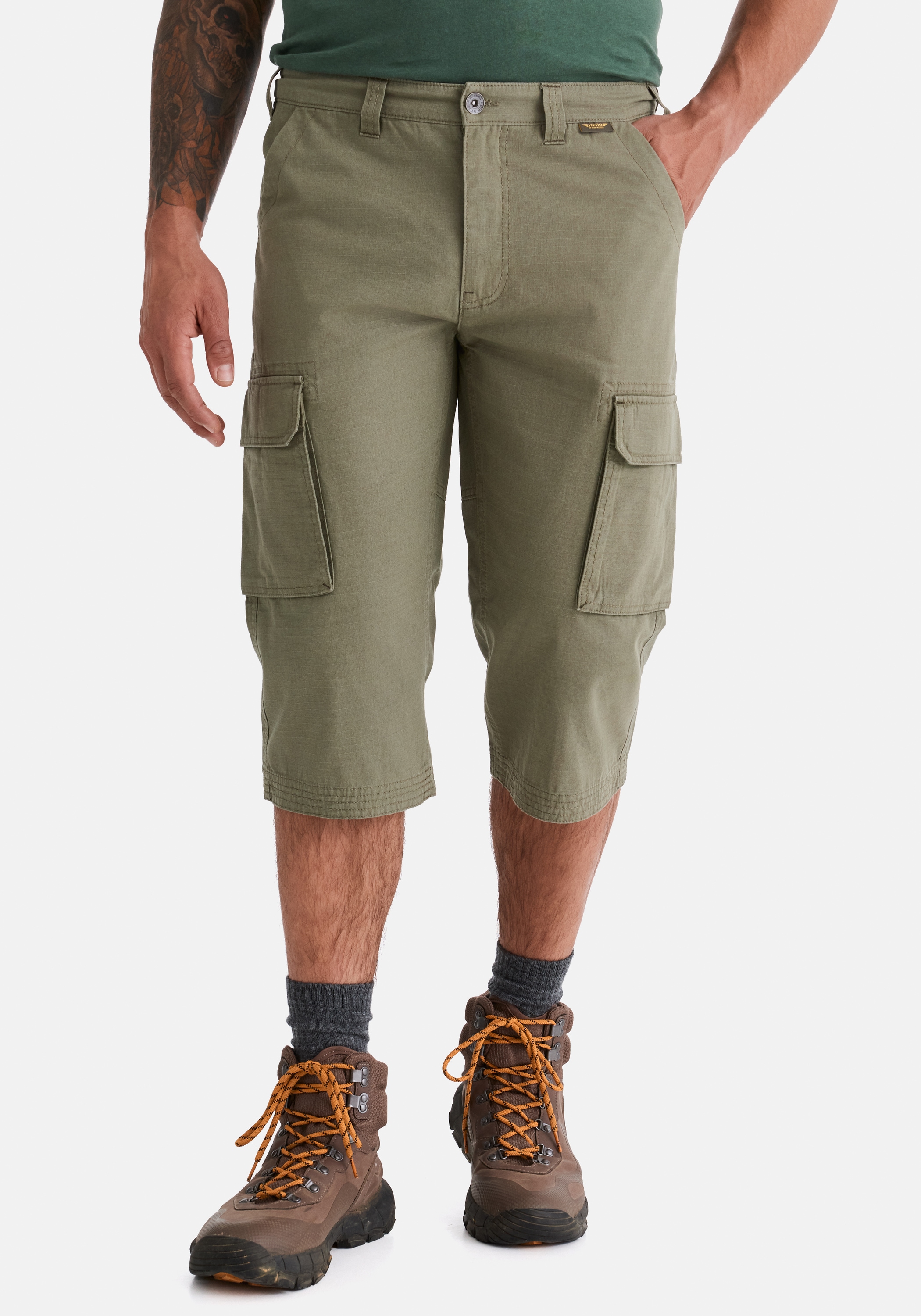 HERO by John Medoox Cargobermudas »Trekking Cargo Bermuda Shorts«  Bermuda Casual Funktionsqualität für Herren