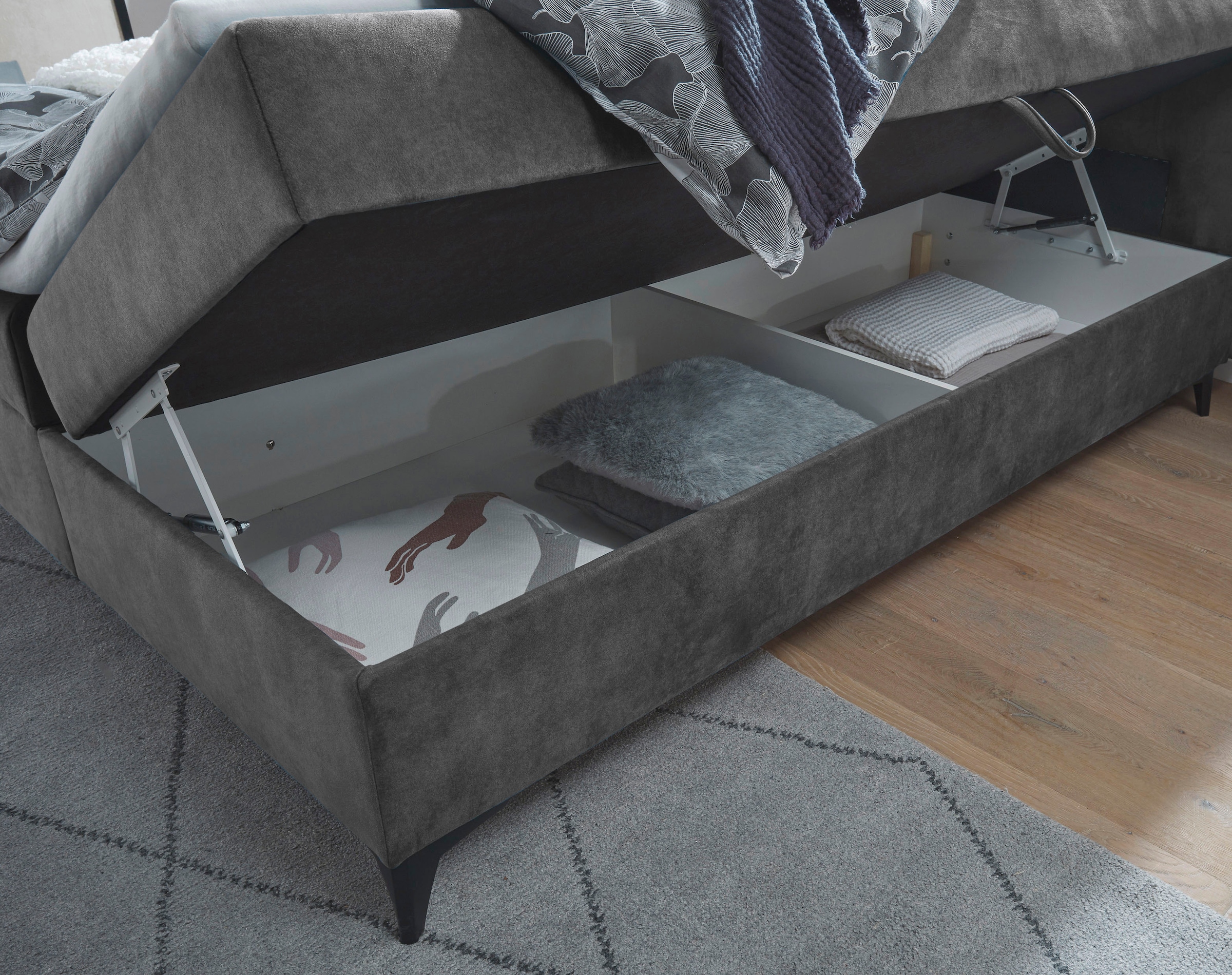 ED EXCITING DESIGN Boxbett »Miami«, wahlweise mit und ohne Bettkasten lieferbar