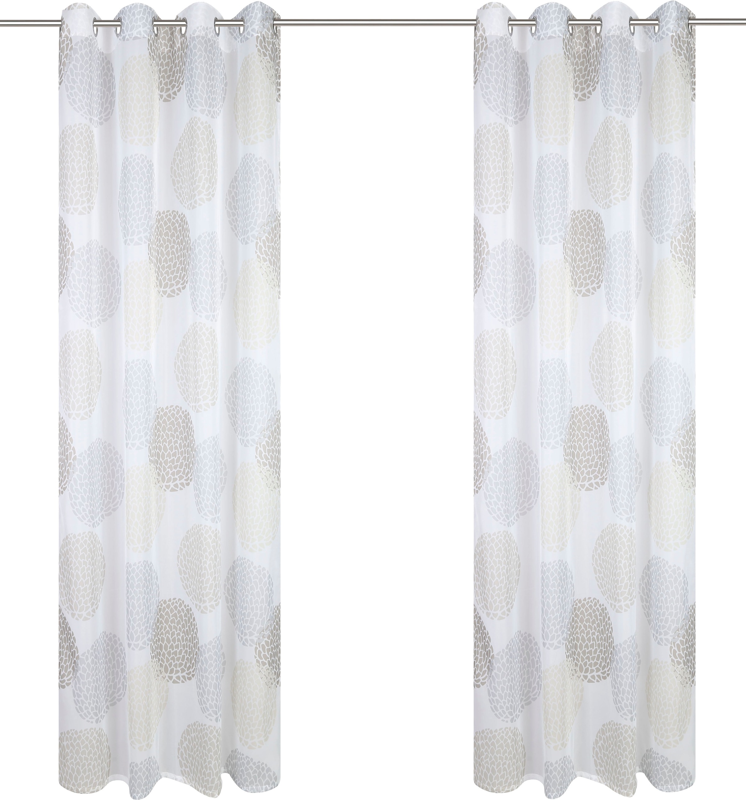 BAUR Gardine auf 1 home Schal, Kreise »BELEM«, St.), | Voile, my (1 Rechnung Polyester,