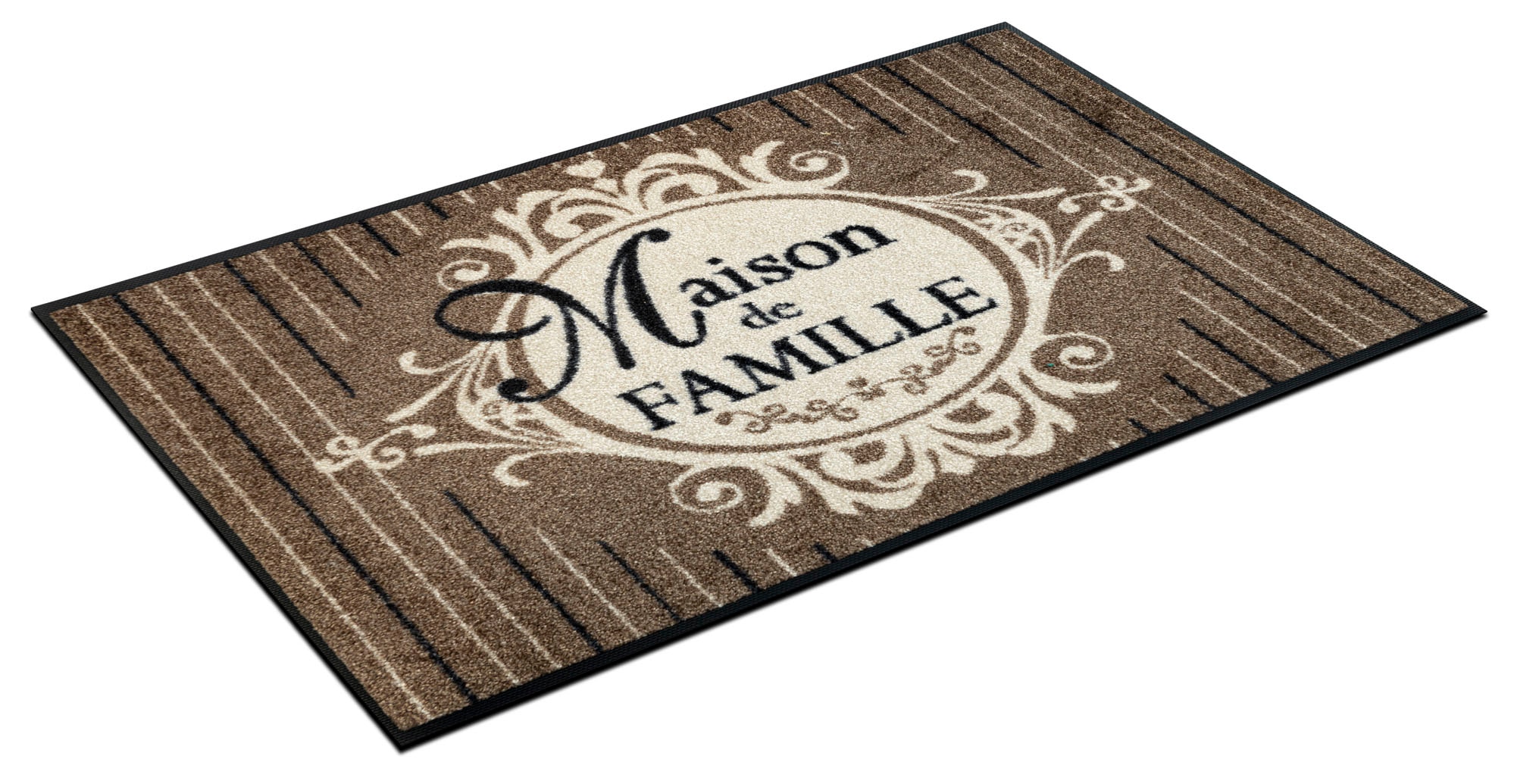 Famille«, kaufen Fußmatte rechteckig wash+dry Kleen-Tex »Maison BAUR de by |