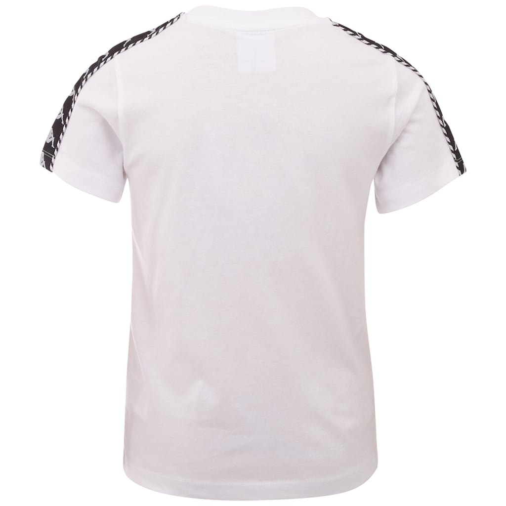 Kappa T-Shirt, mit hochwertigem Jacquard Logoband an den Ärmeln