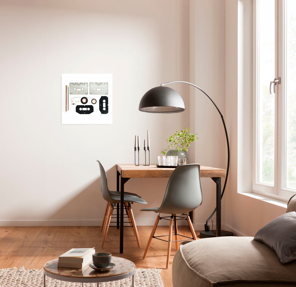 Komar Leinwandbild "Assembly Instructions Cassette - Größe 40 x 40 cm", Nat günstig online kaufen