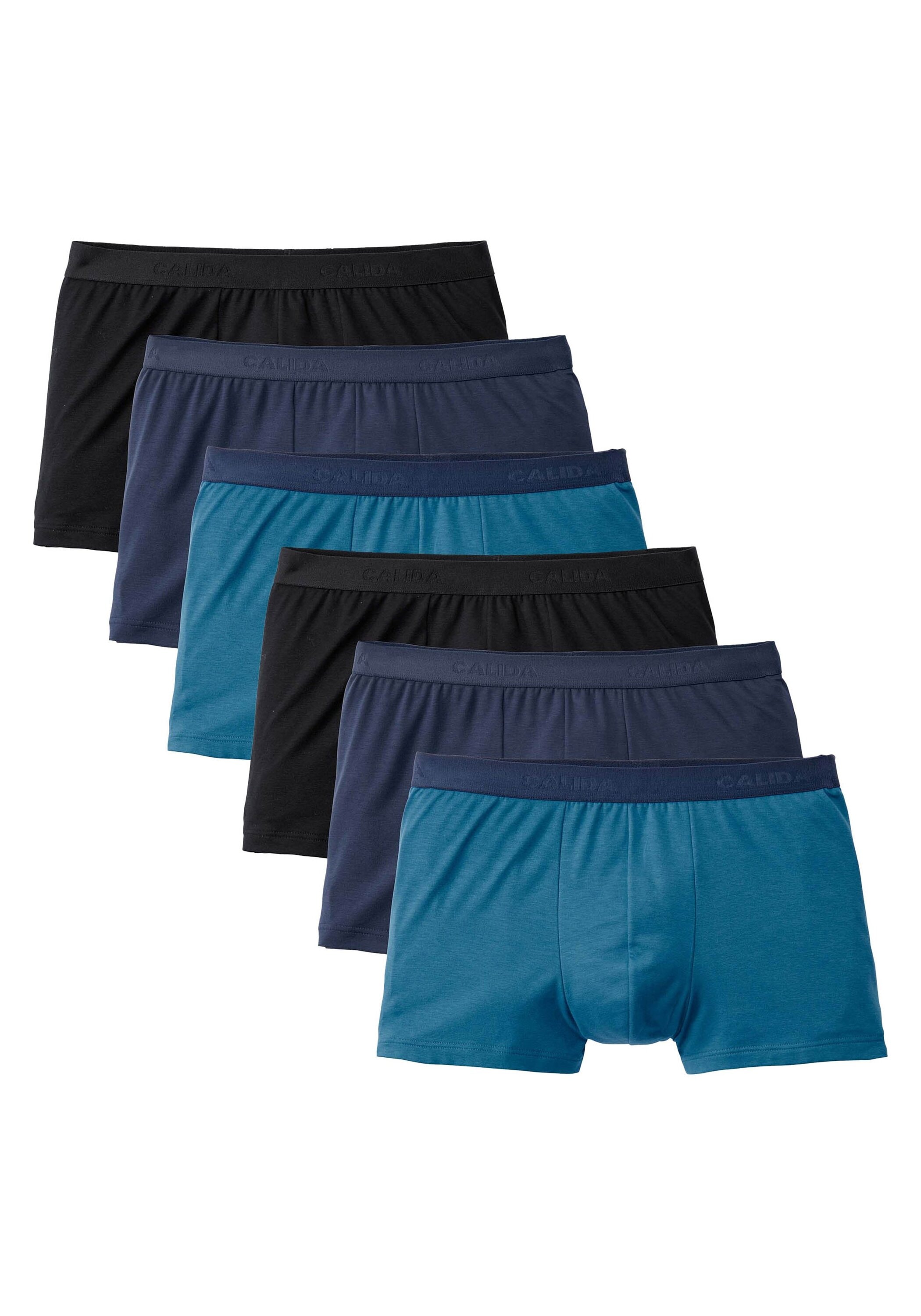 CALIDA Boxershorts "Boxershort New Boxer Natural Benefit 3P 6er Pack"