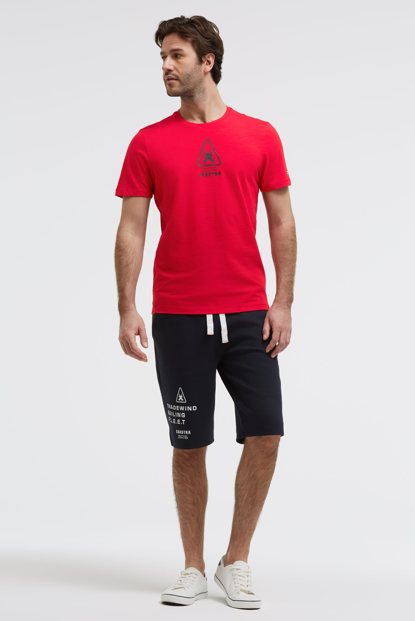 Gaastra Rundhalsshirt mit Kontrastnähten