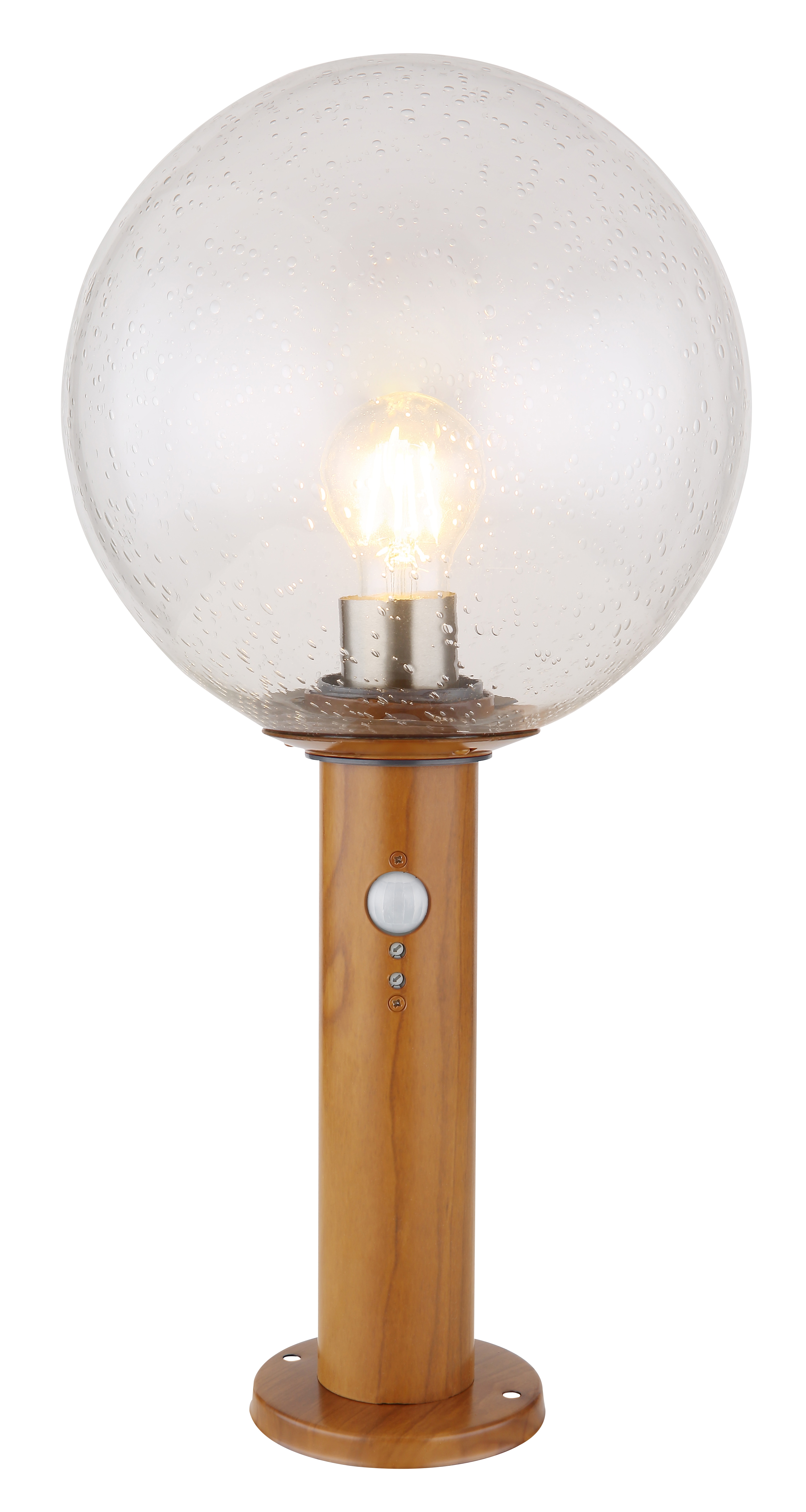 GLOBO LIGHTING Außen-Stehlampe "OSSY" E27 1 Stk. Außenleuchte mit Sensor für Garten & Weg