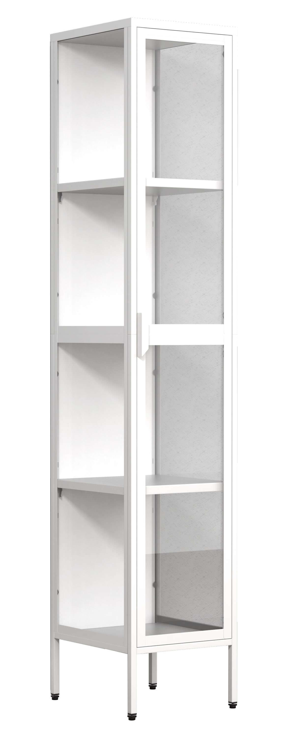 VCM Standvitrine »Stahl Glas Vitrine Schaukasten Floka XL« 1 Stk. tlg.
