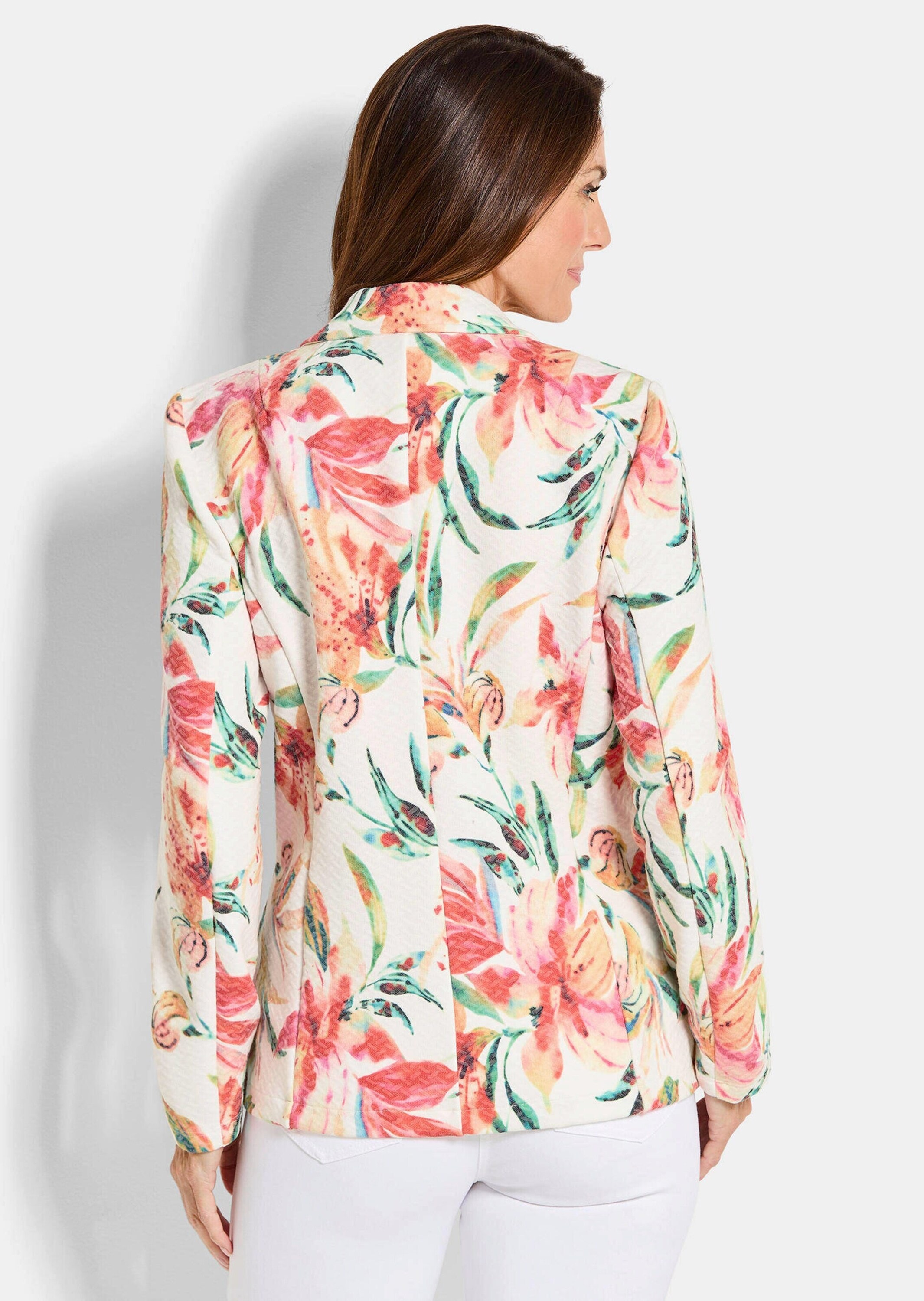 GOLDNER Jackenblazer »Jacquardblazer mit Waffelstruktur« Jaquardware mit Stretch bedruckt