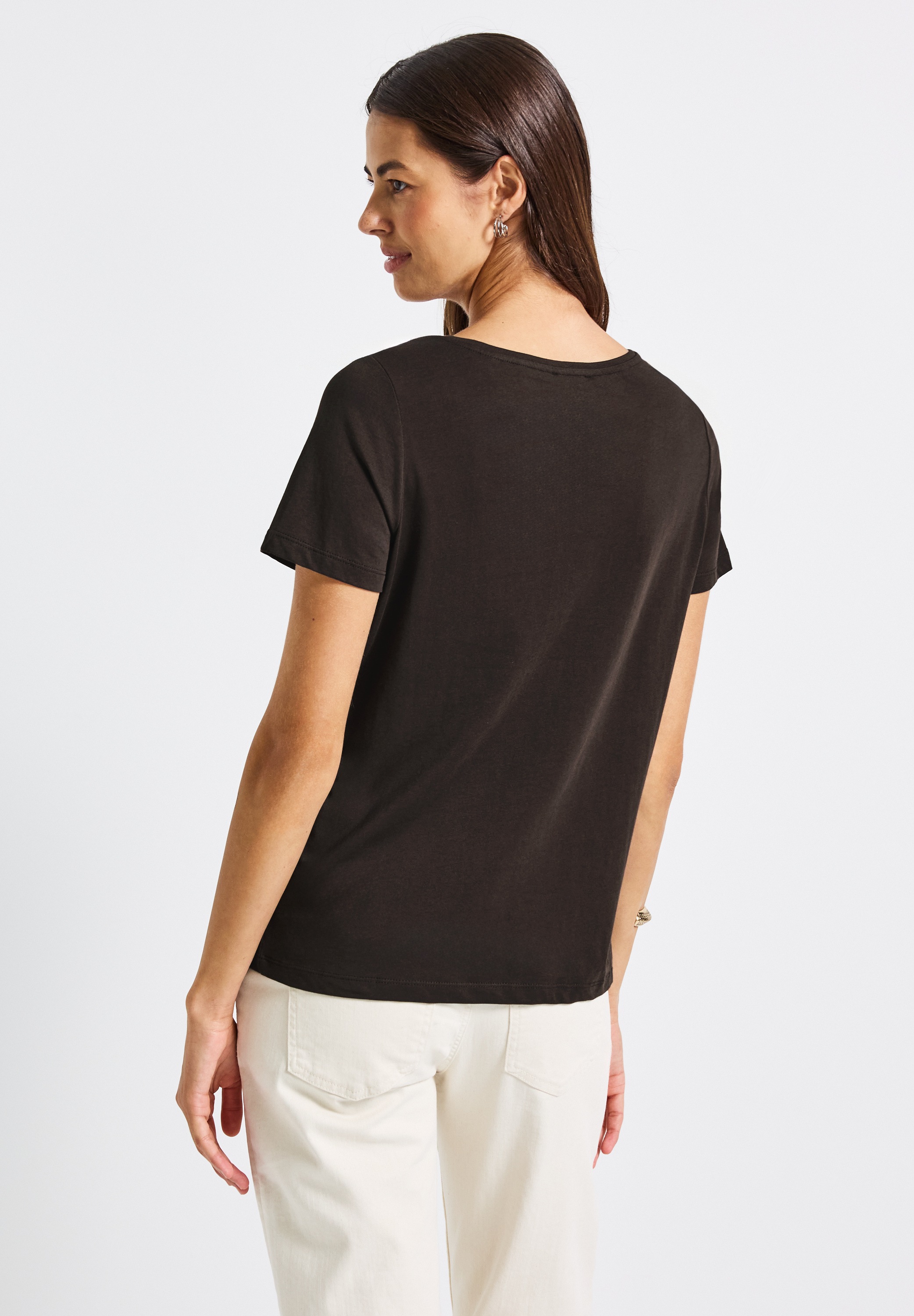 STREET ONE T-Shirt, mit Wording Artwork günstig online kaufen