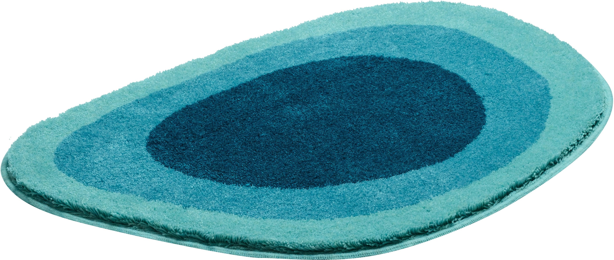 Grund Badematte "Lake" Höhe 24 mm rutschhemmend beschichtet fußbodenheizungsgeeignet mehrfarbige Badematte