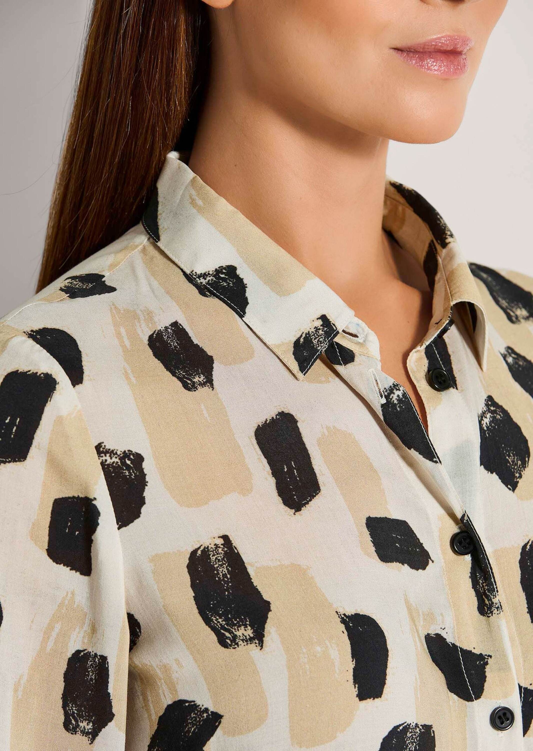 MADELEINE Langarmbluse »Druckbluse Bluse mit Unikat-Print«