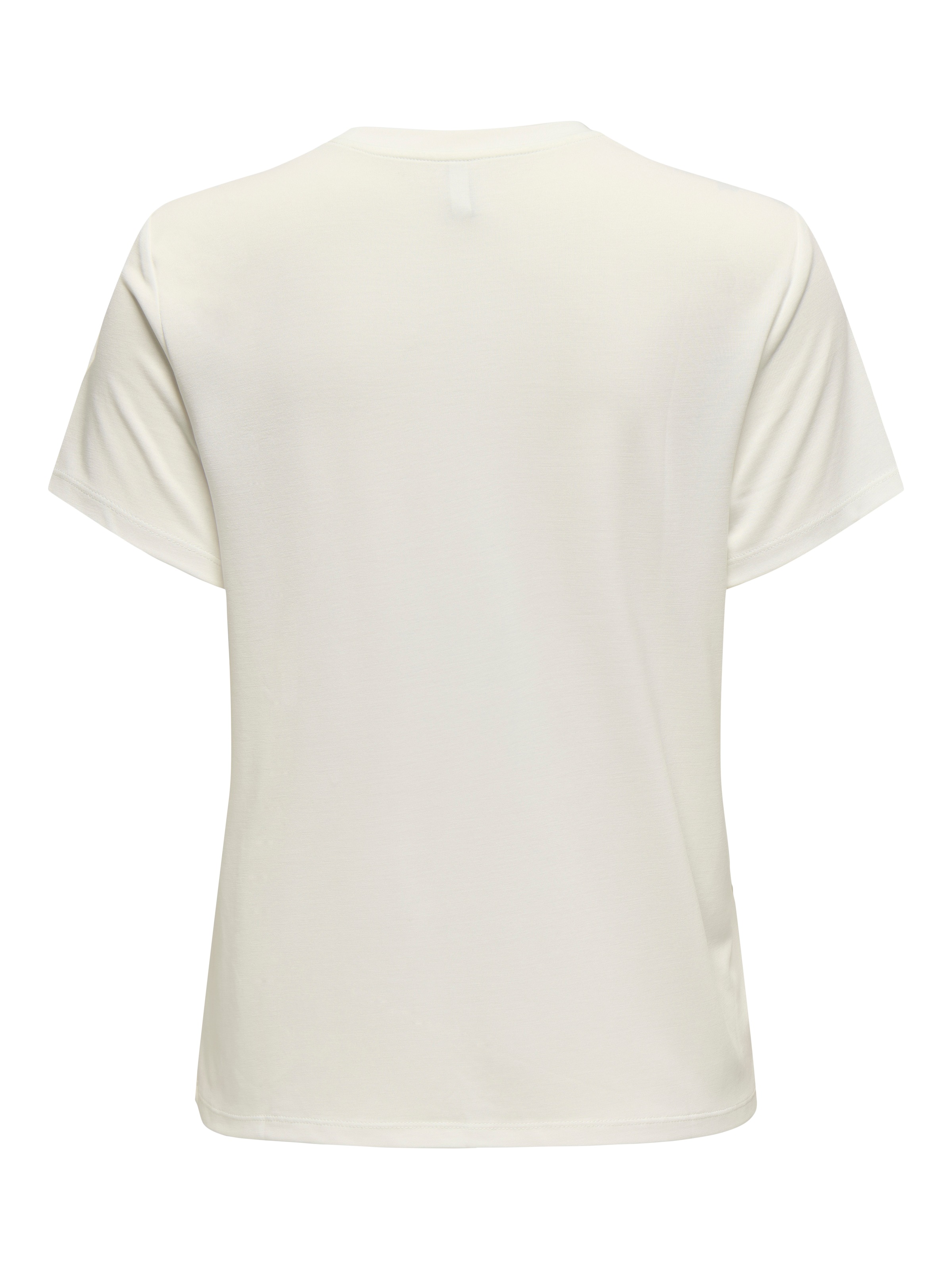 ONLY Kurzarmshirt "ONLFREE LIFE MODAL S/S ATELIER TOP JRS" Materialmix, Run günstig online kaufen