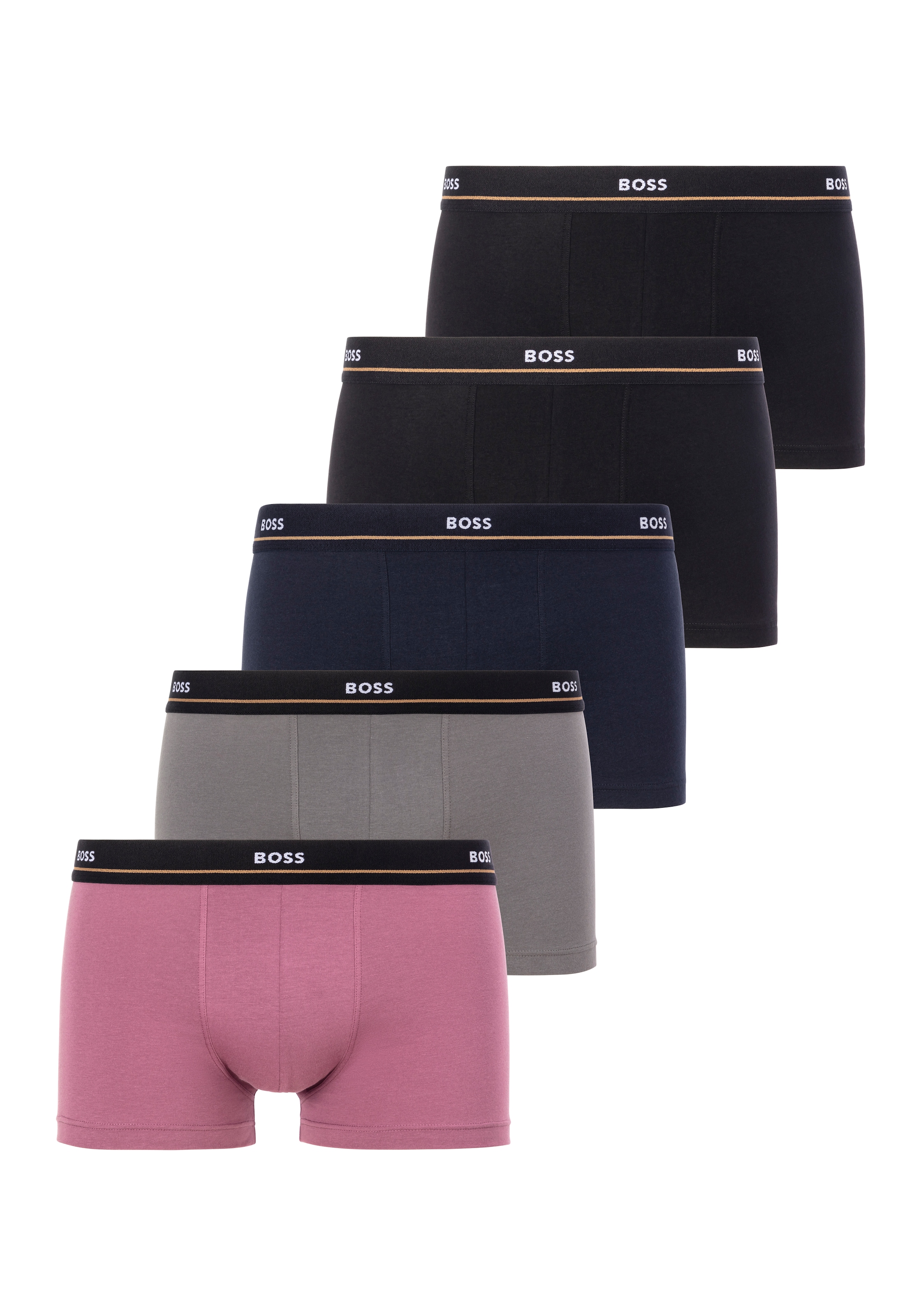 BOSS Trunk »Trunk 5P Essential«, (Packung, 5 St., 5er), mit elastischem Bund
