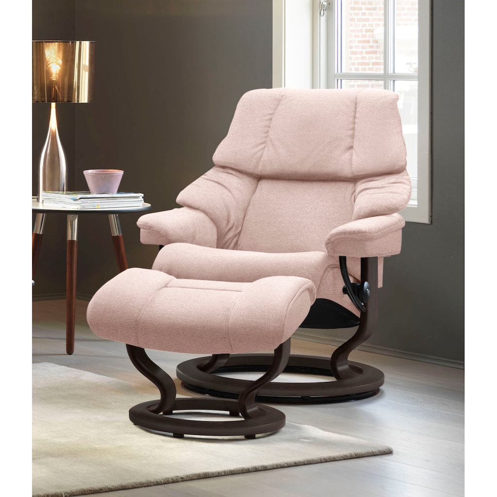 Stressless® Relaxsessel-Set »Reno«, mit Hocker, mit Classic Base, Größe S, M & L, Gestell Wenge