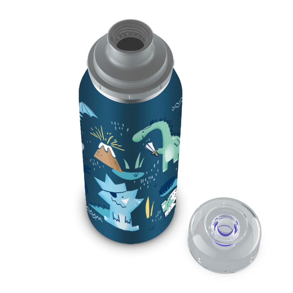 Alfi Isolierflasche »KIDS ISO BOTTLE,  Edelstahlkörper, spülmaschinenfest« 12h heiß & 24h kalt, Trinköffnung mit konsistentem Trinkfluss