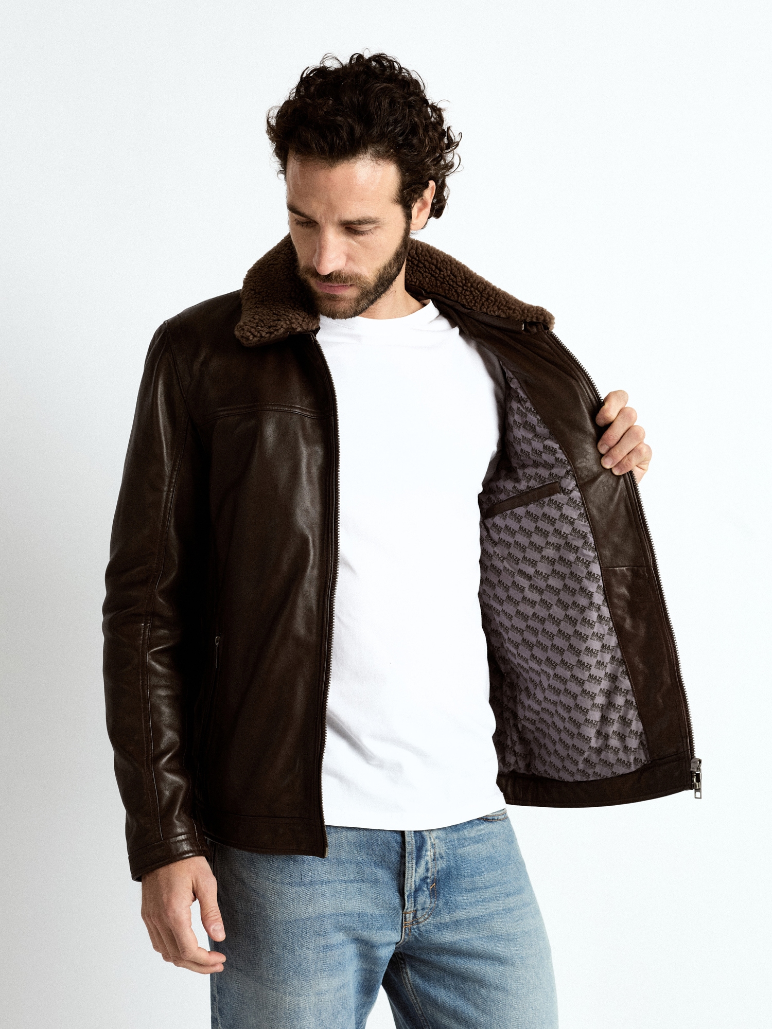 Maze Lederjacke »42024158«