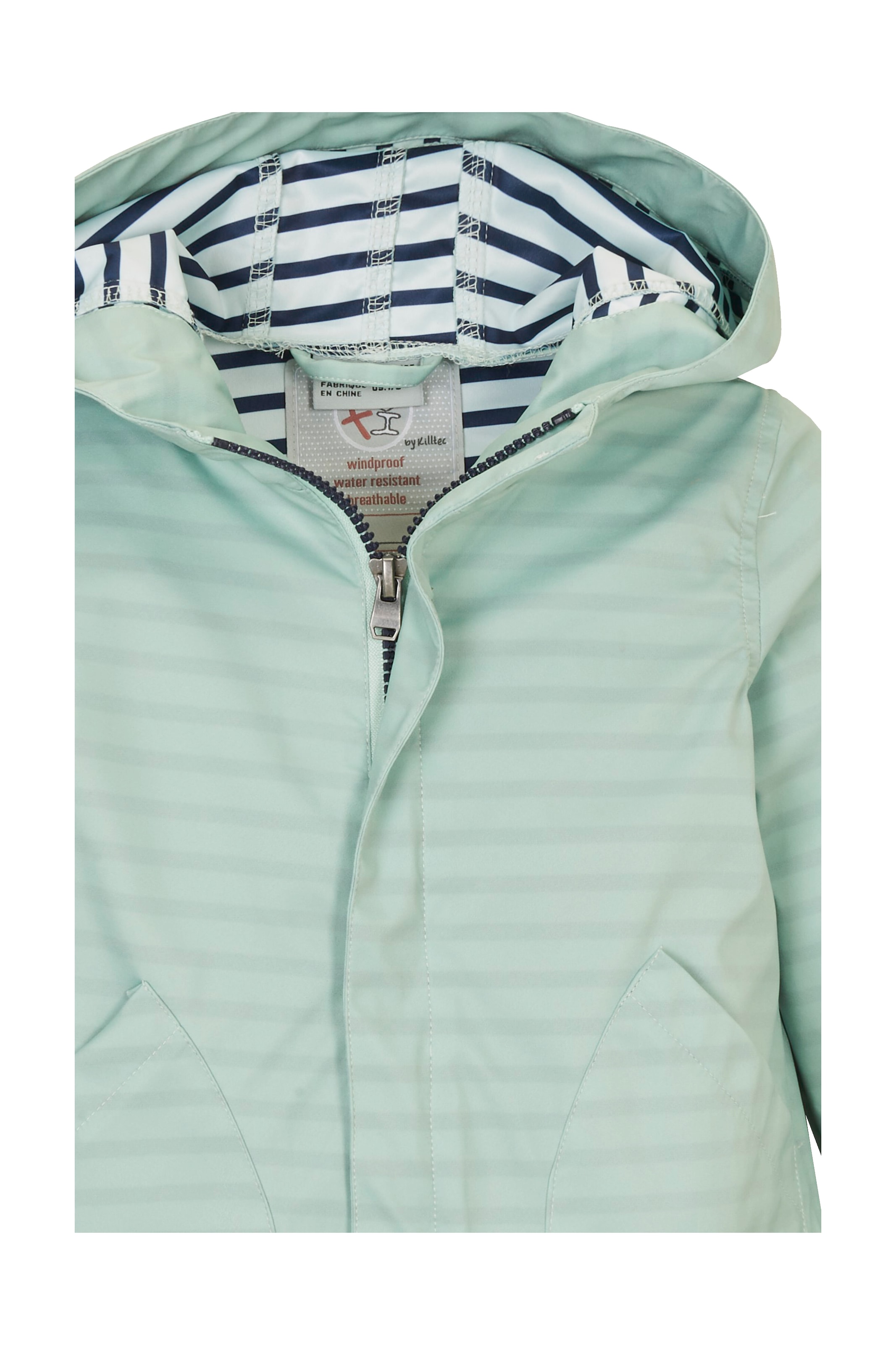first instinct by killtec Softshelljacke »FIS 23 MNS SFTSHLL JCKT«, Wasserabweisende, winddichte Softshelljacke mit Kapuze u Namensetikett